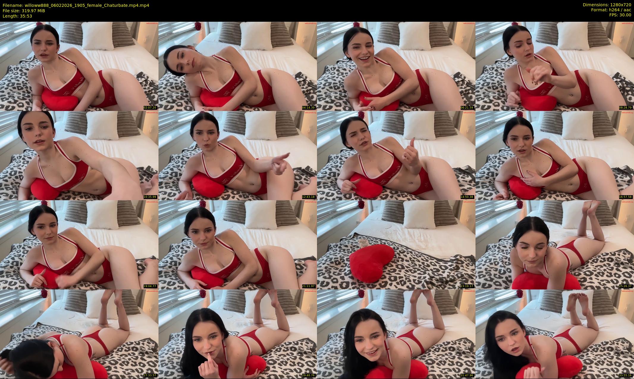 willoww888 — 36 minute Chaturbate female cam show recording, 720p, Feb 6, 2026