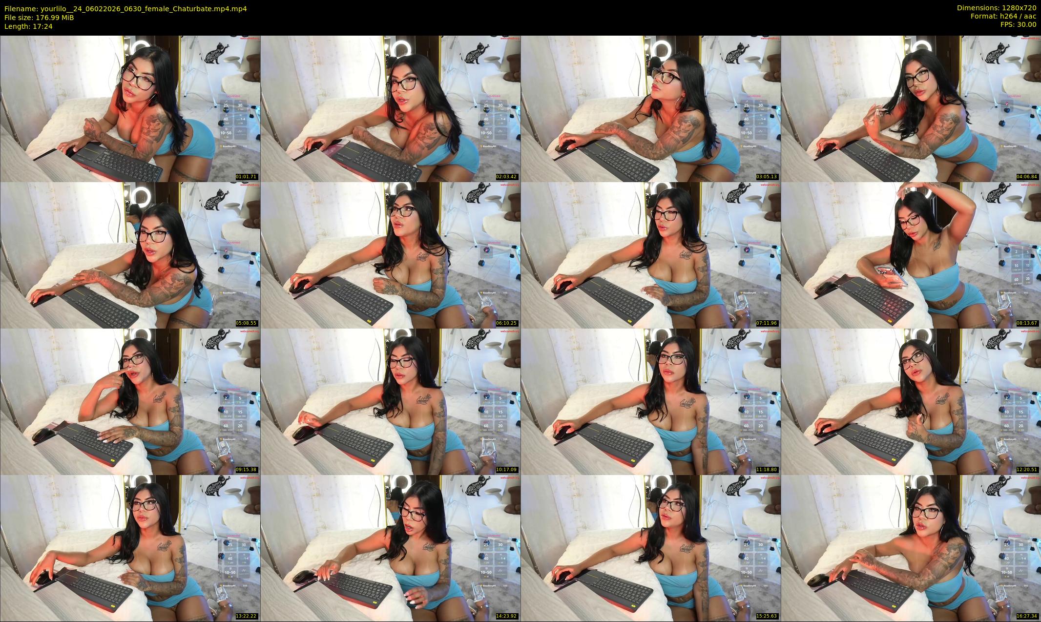 yourlilo__24 — 18 minute Chaturbate female cam show recording, 720p, Feb 6, 2026