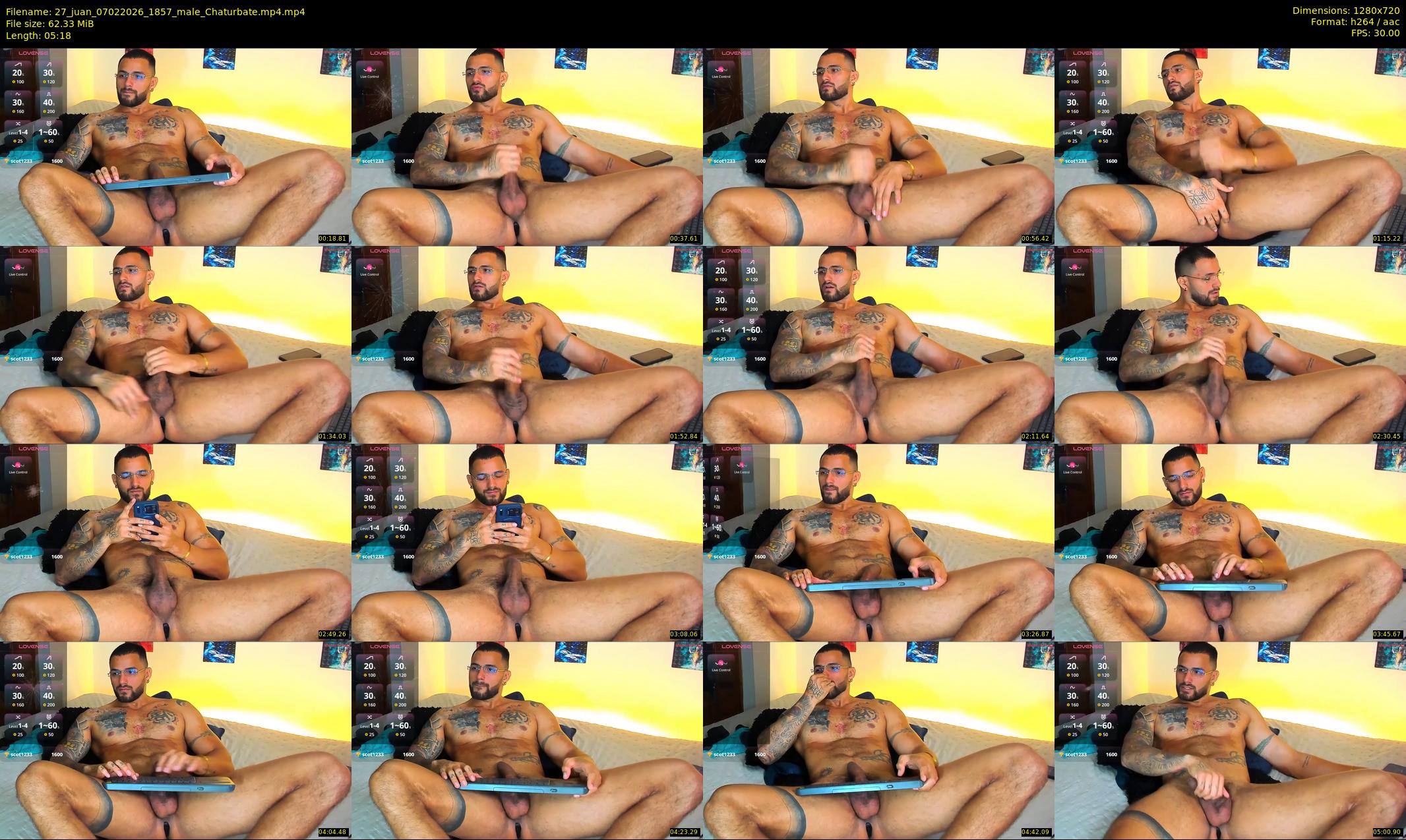27_juan — 6 minute Chaturbate male cam show recording, 720p, Feb 7, 2026
