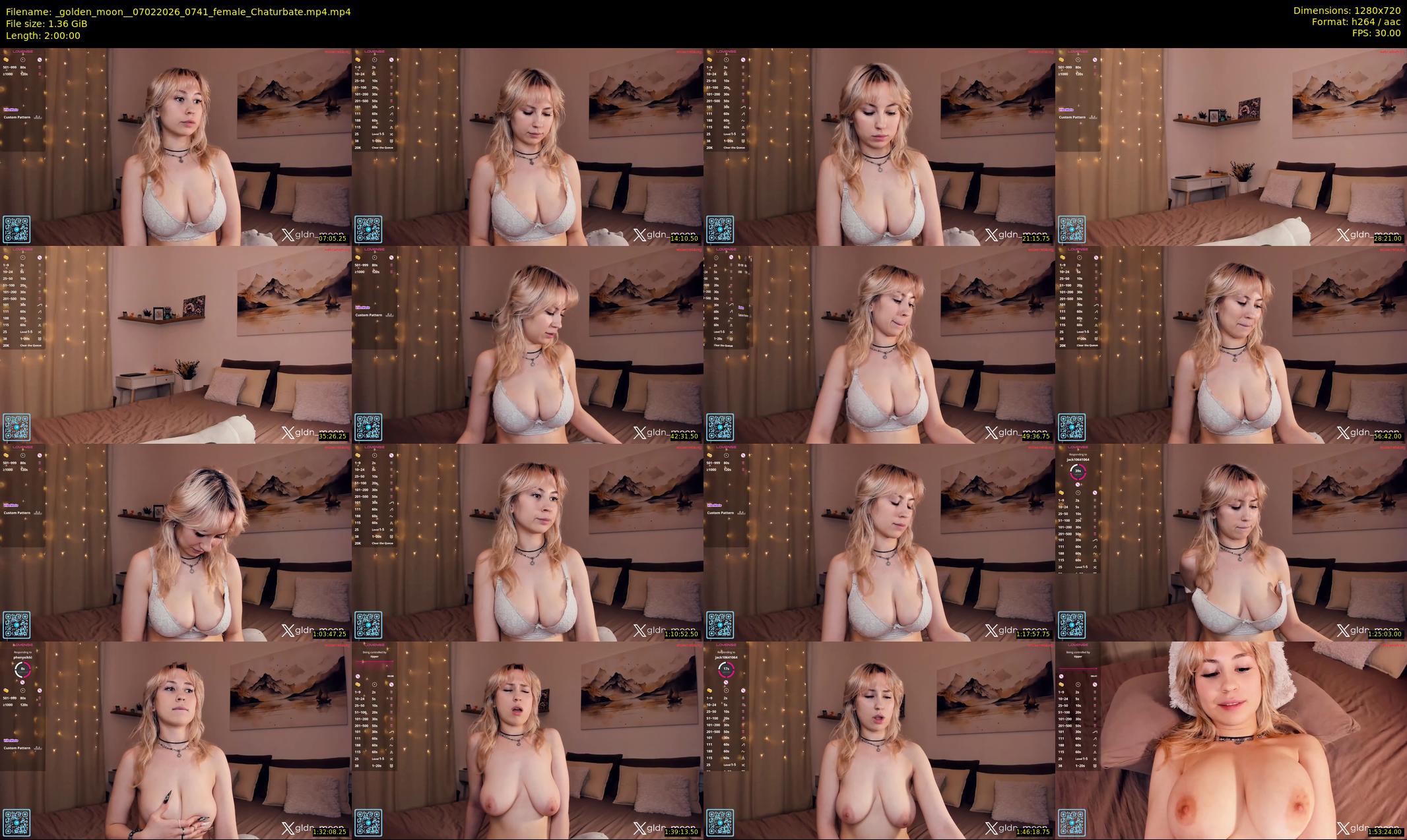 _golden_moon_ — 120 minute Chaturbate female cam show recording, 720p, Feb 7, 2026