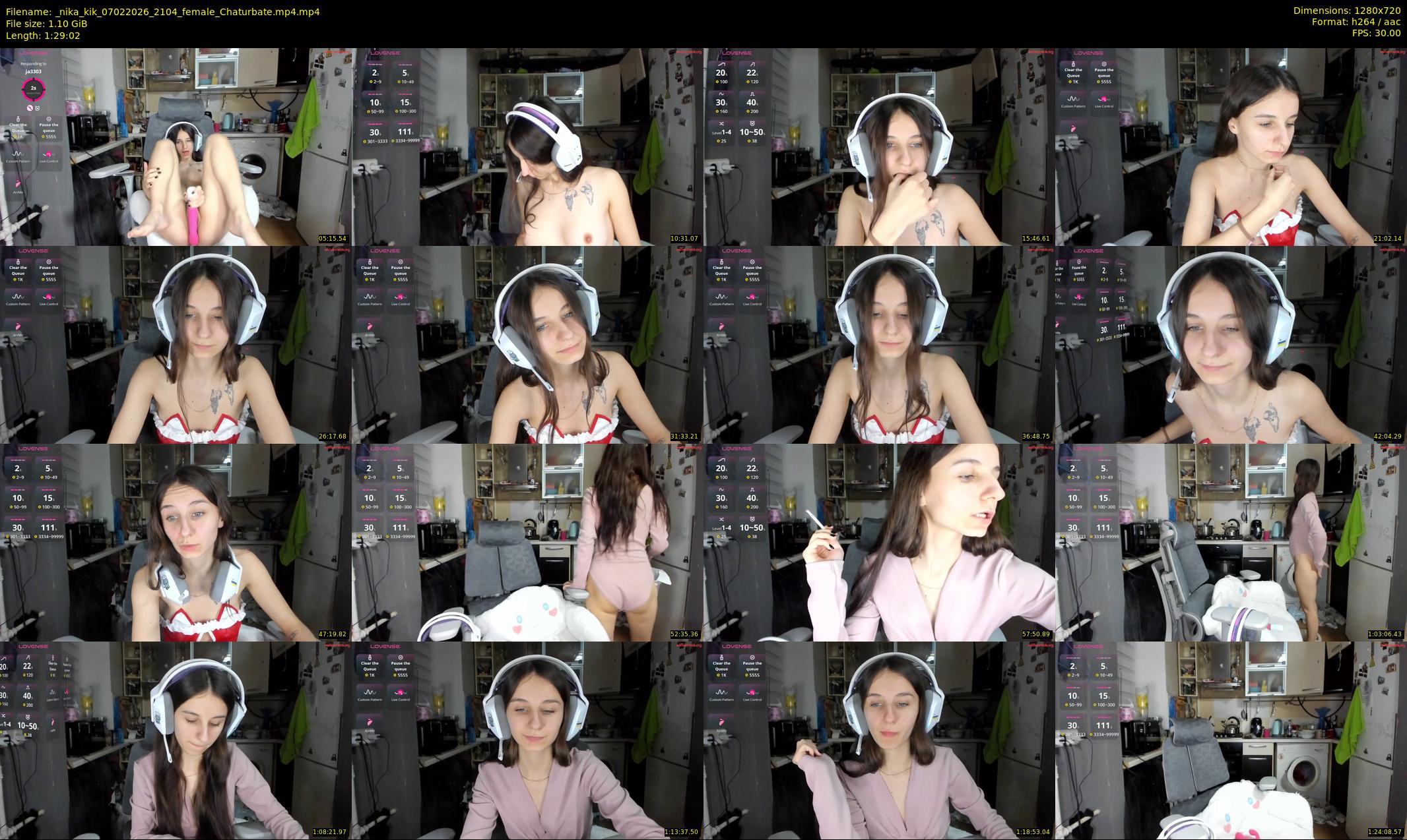 _nika_kik — 90 minute Chaturbate female cam show recording, 720p, Feb 7, 2026