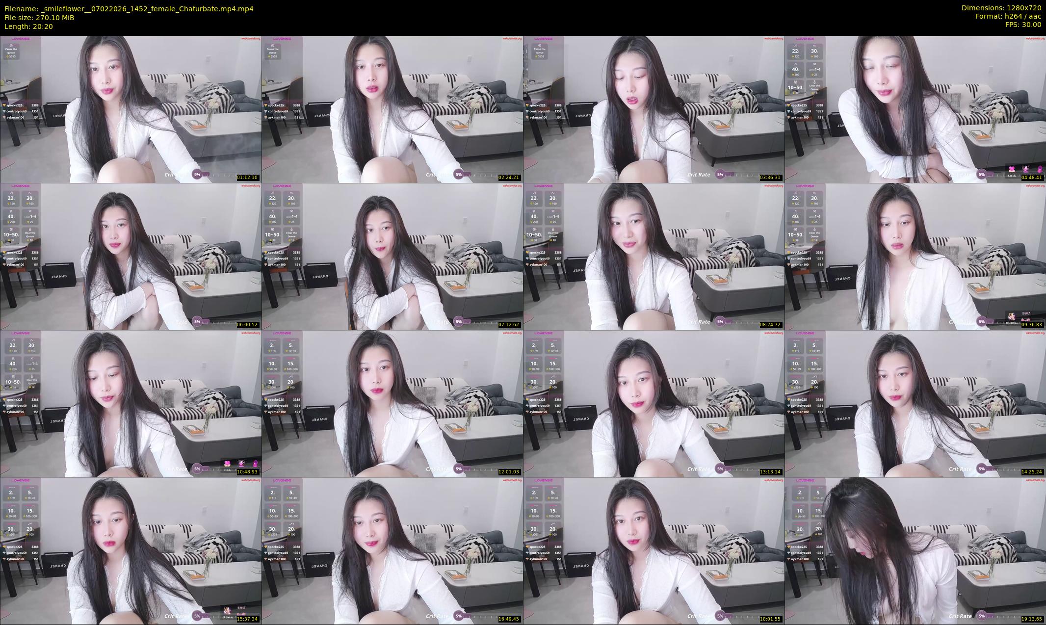 _smileflower_ — 21 minute Chaturbate female cam show recording, 720p, Feb 7, 2026