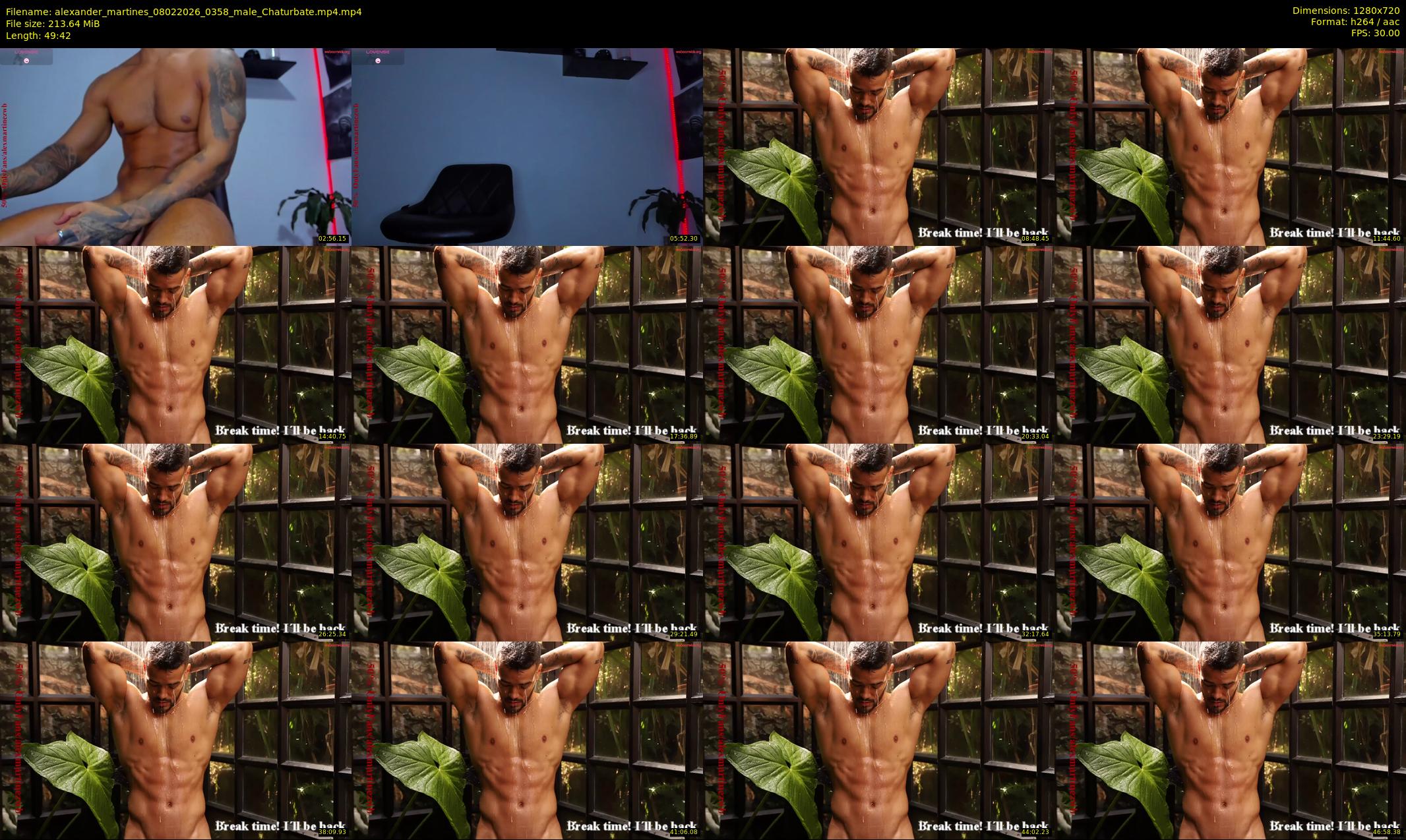 alexander_martines — 50 minute Chaturbate male cam show recording, 720p, Feb 8, 2026