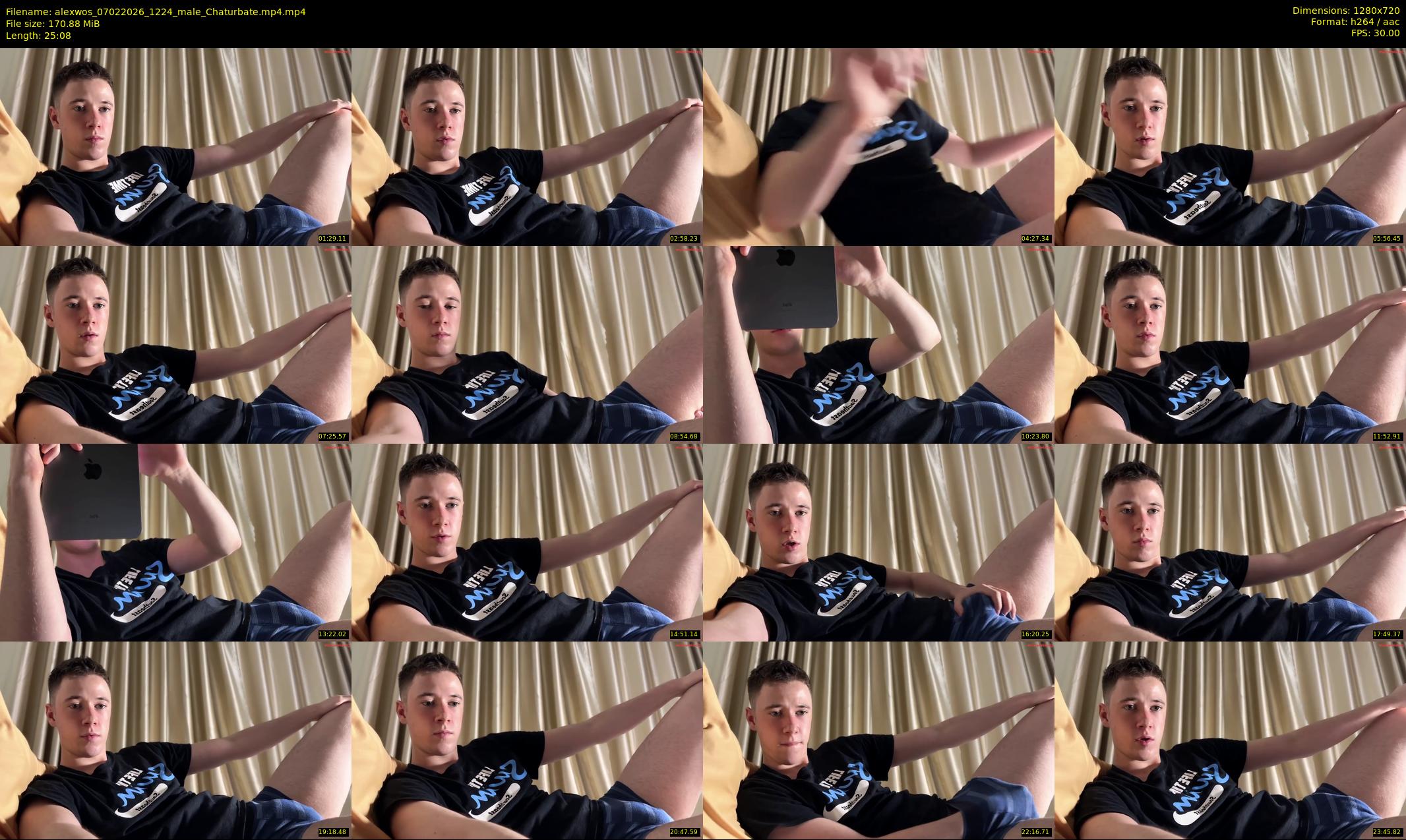 alexwos — 26 minute Chaturbate male cam show recording, 720p, Feb 7, 2026