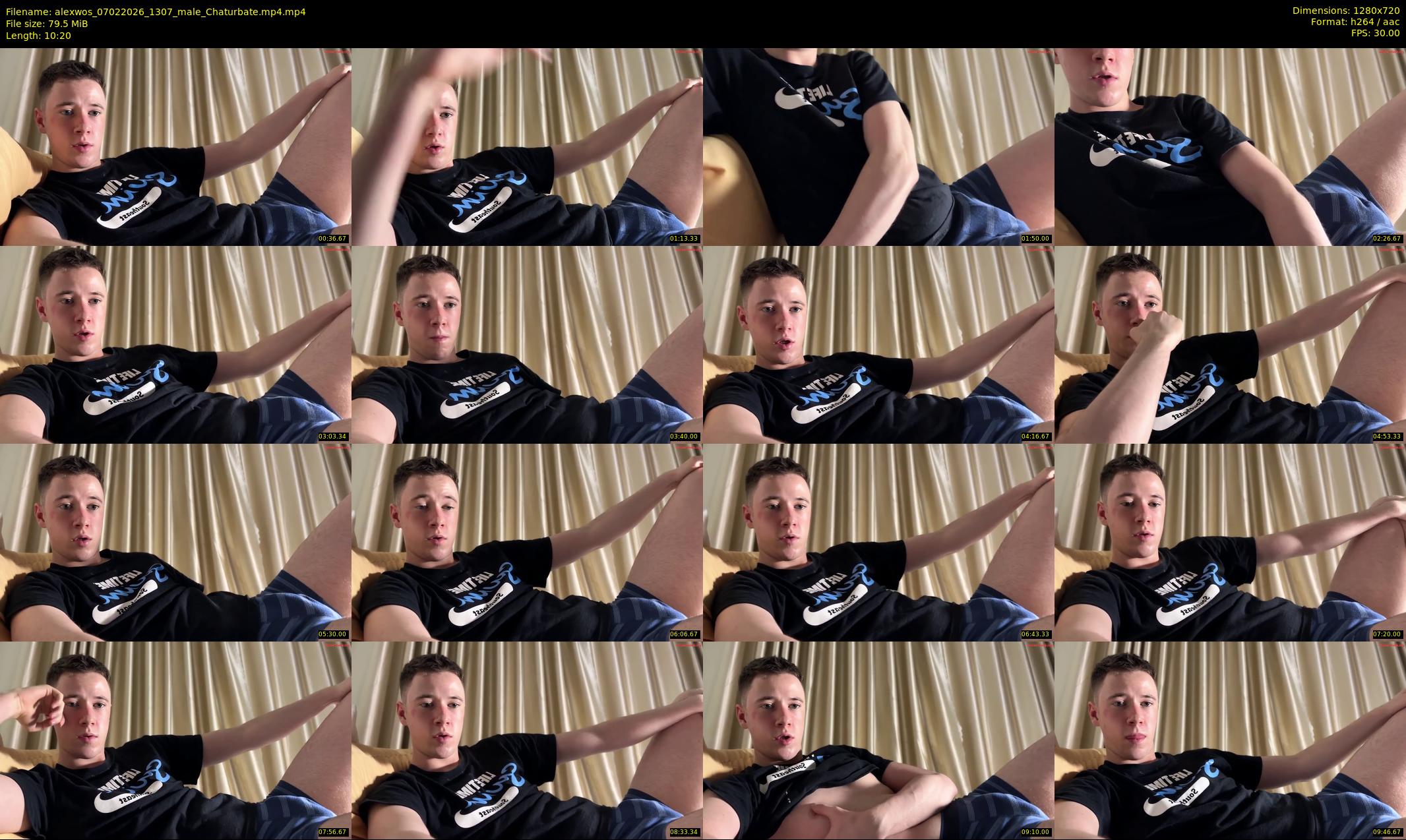 alexwos — 11 minute Chaturbate male cam show recording, 720p, Feb 7, 2026