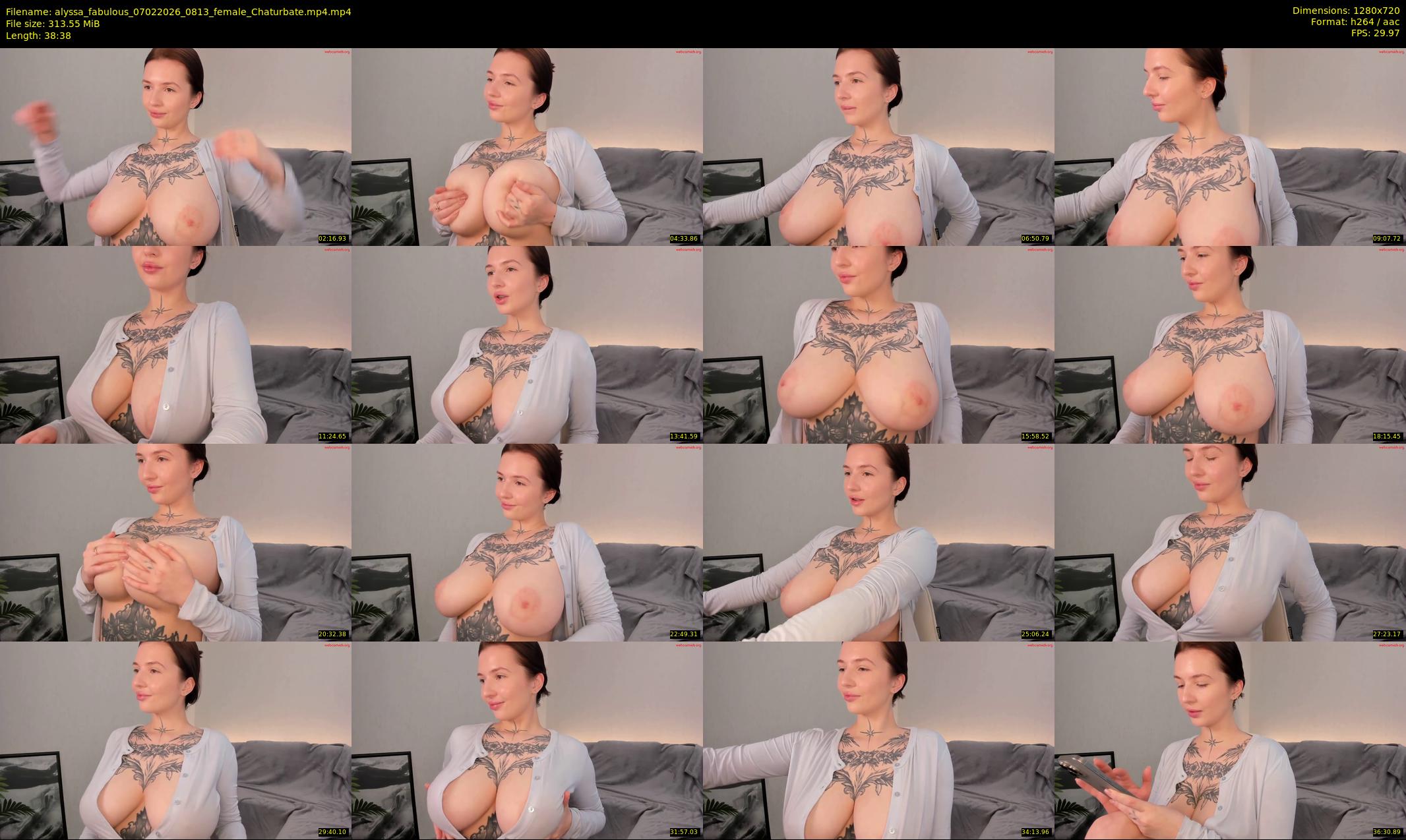 alyssa_fabulous — 39 minute Chaturbate female cam show recording, 720p, Feb 7, 2026