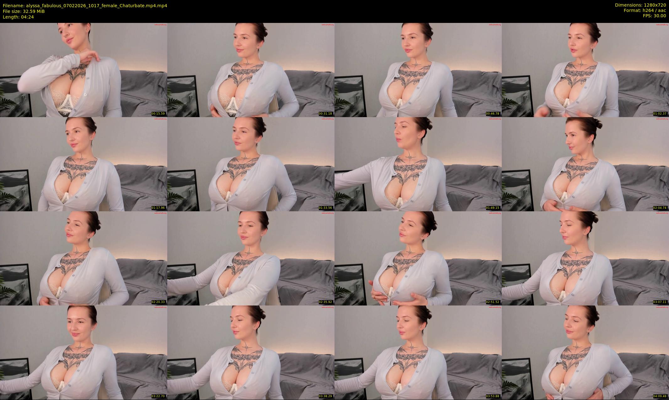 alyssa_fabulous — 5 minute Chaturbate female cam show recording, 720p, Feb 7, 2026