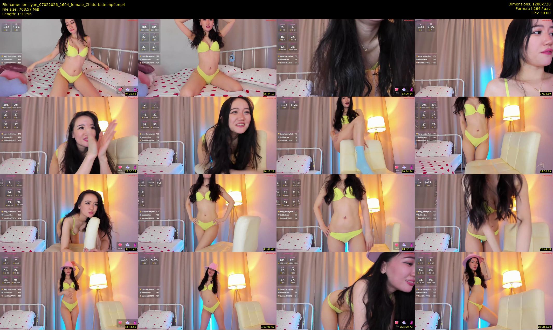 amiliyan — 74 minute Chaturbate female cam show recording, 720p, Feb 7, 2026