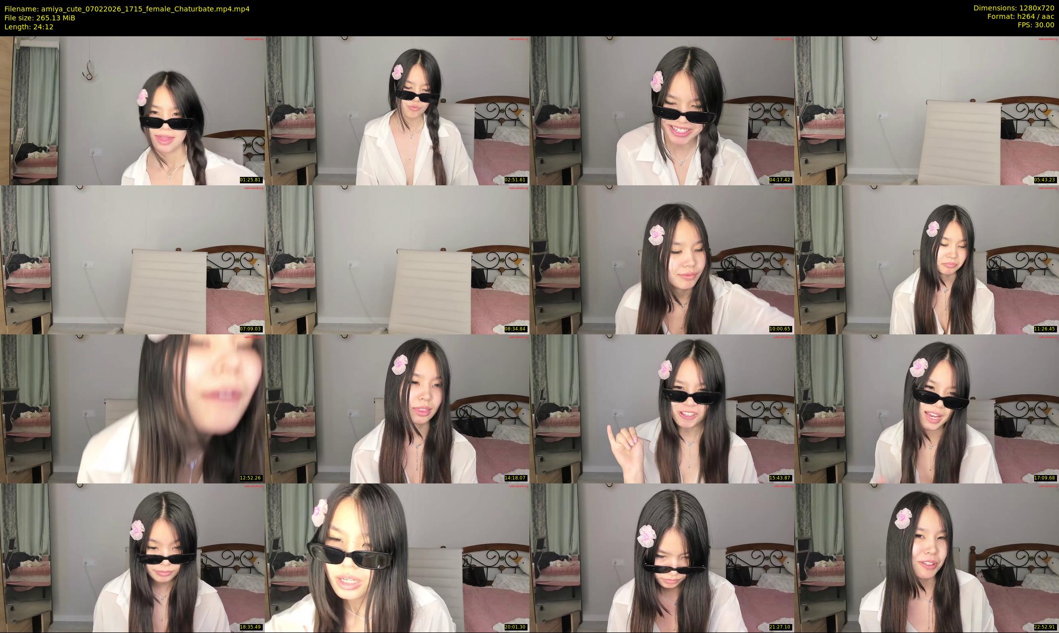 amiya_cute — 25 minute Chaturbate female cam show recording, 720p, Feb 7, 2026