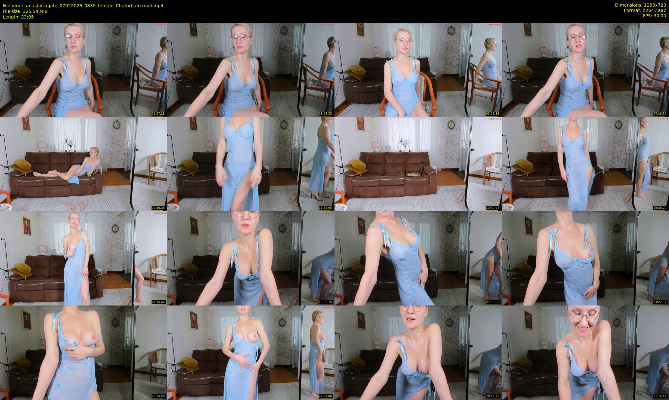 anastasiagate — 34 minute Chaturbate female cam show recording, 720p, Feb 7, 2026