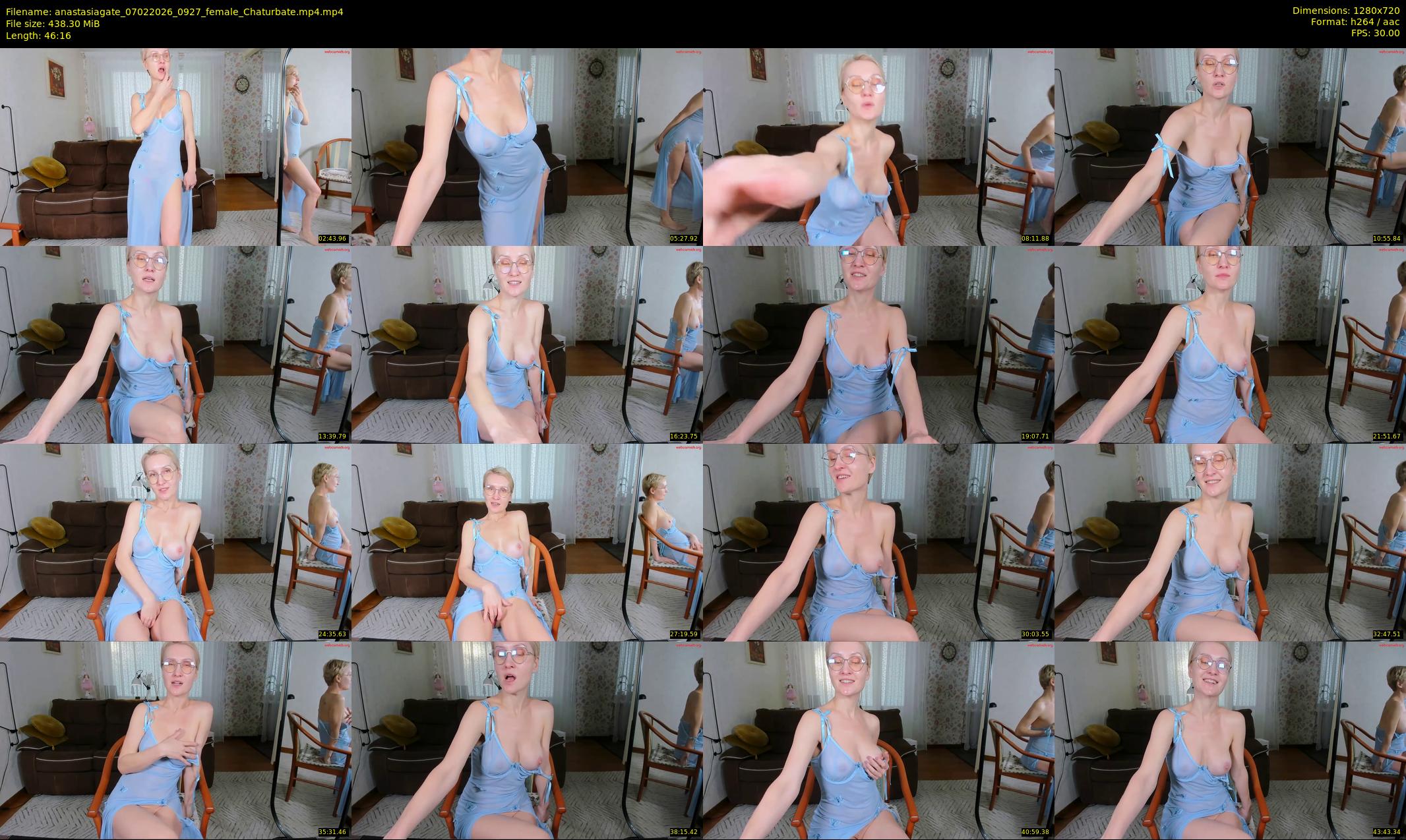 anastasiagate — 47 minute Chaturbate female cam show recording, 720p, Feb 7, 2026