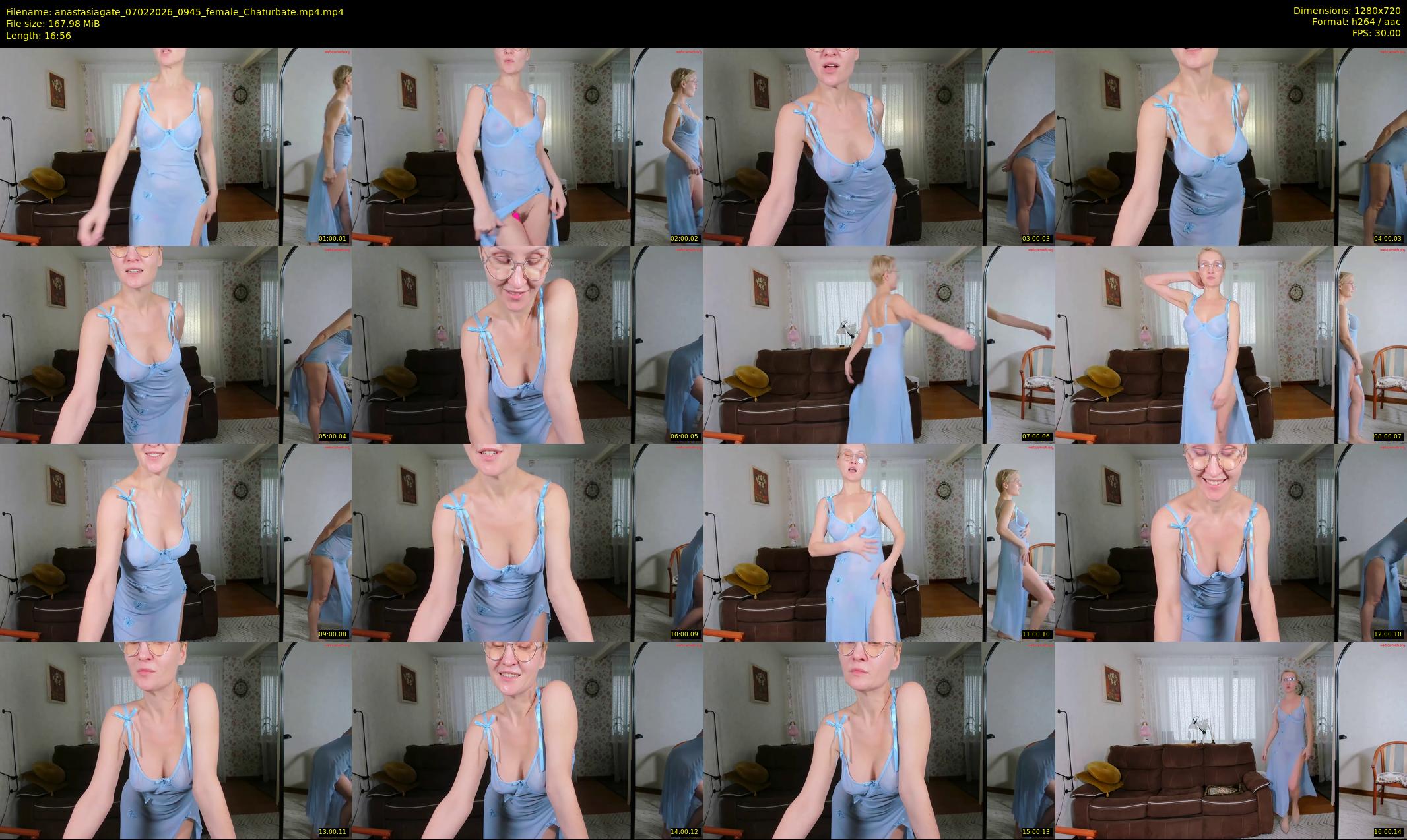 anastasiagate — 17 minute Chaturbate female cam show recording, 720p, Feb 7, 2026