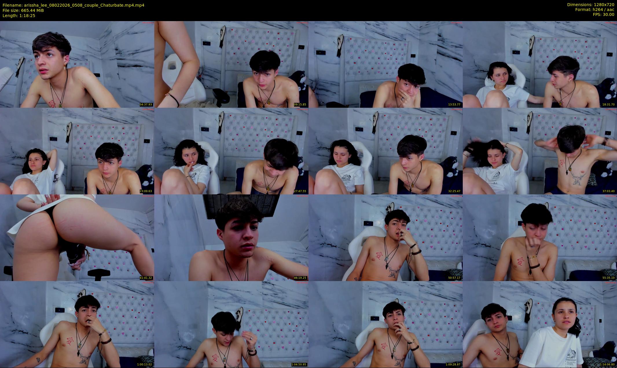 arissha_lee — 79 minute Chaturbate couple cam show recording, 720p, Feb 8, 2026