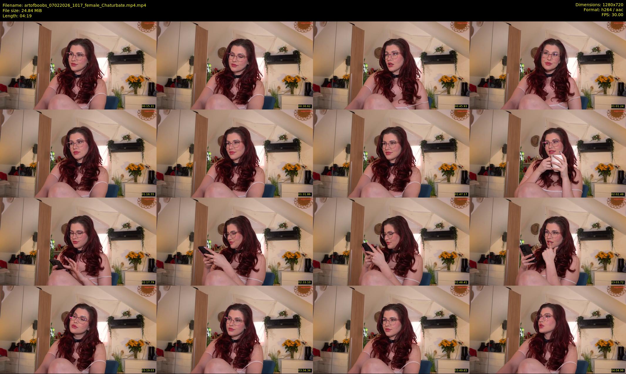artofboobs — 5 minute Chaturbate female cam show recording, 720p, Feb 7, 2026