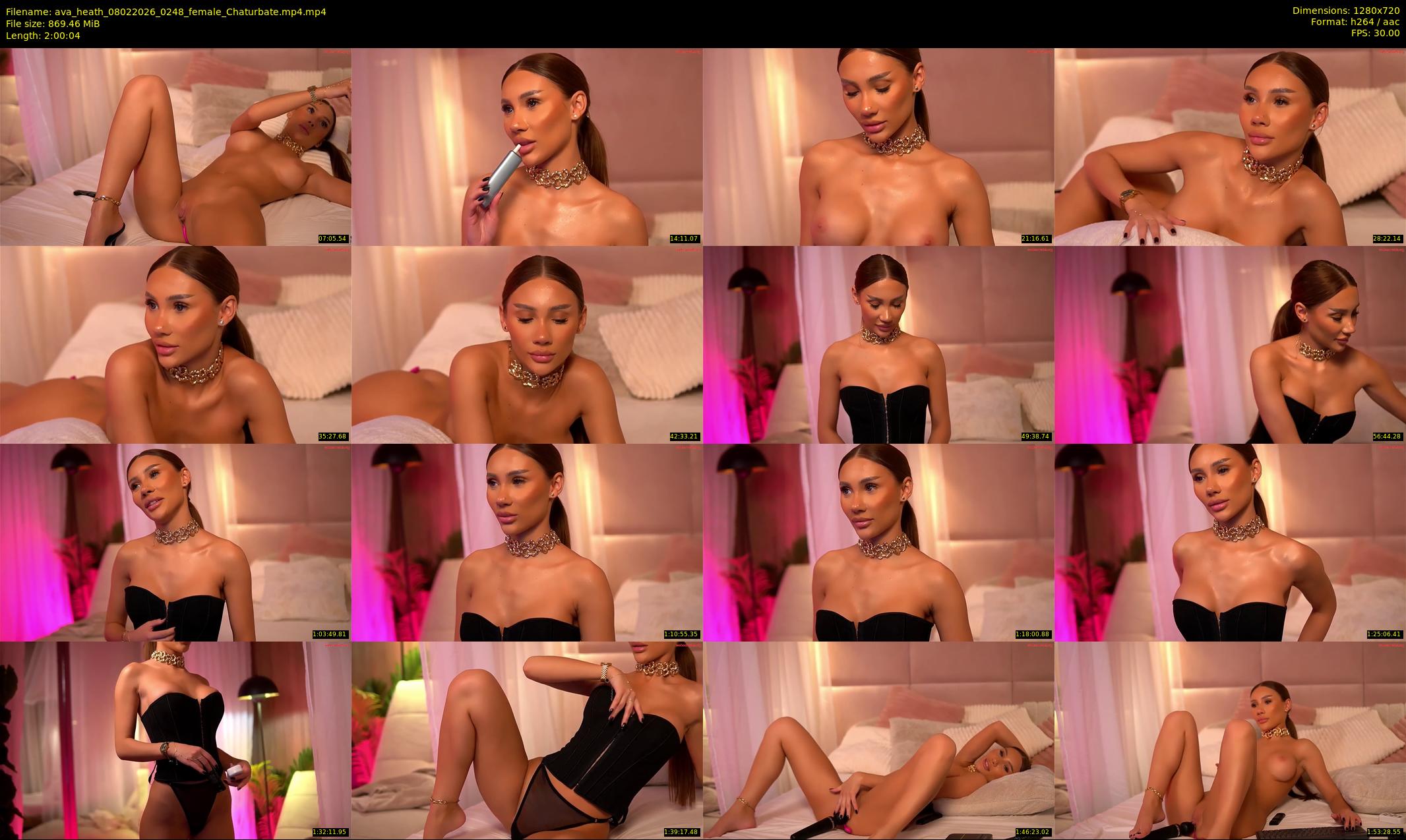 ava_heath — 121 minute Chaturbate female cam show recording, 720p, Feb 8, 2026