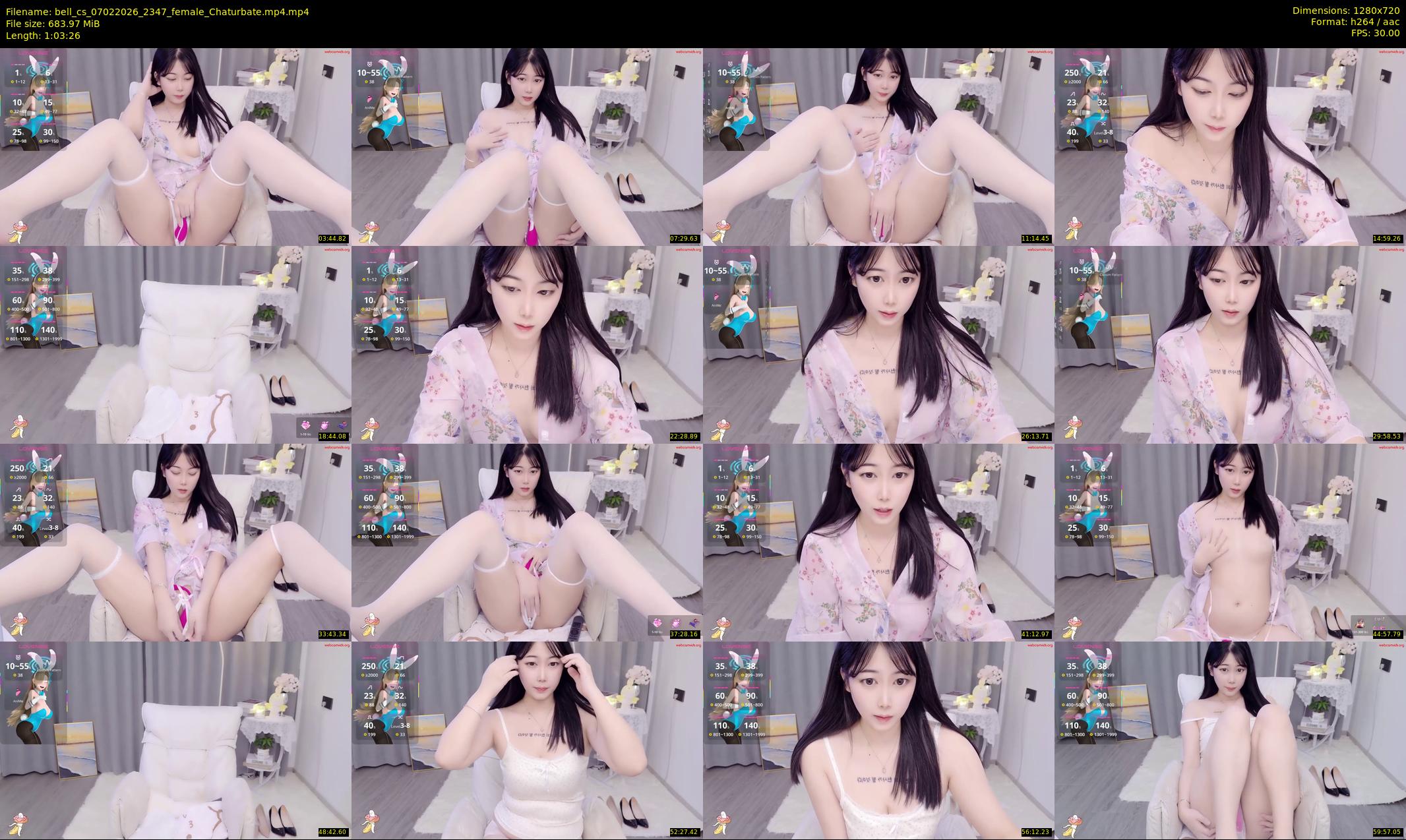 bell_cs — 64 minute Chaturbate female cam show recording, 720p, Feb 7, 2026