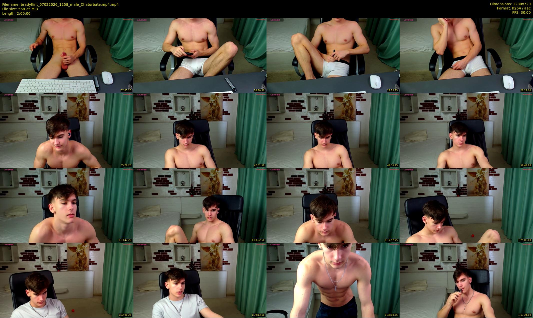 bradyflint — 120 minute Chaturbate male cam show recording, 720p, Feb 7, 2026