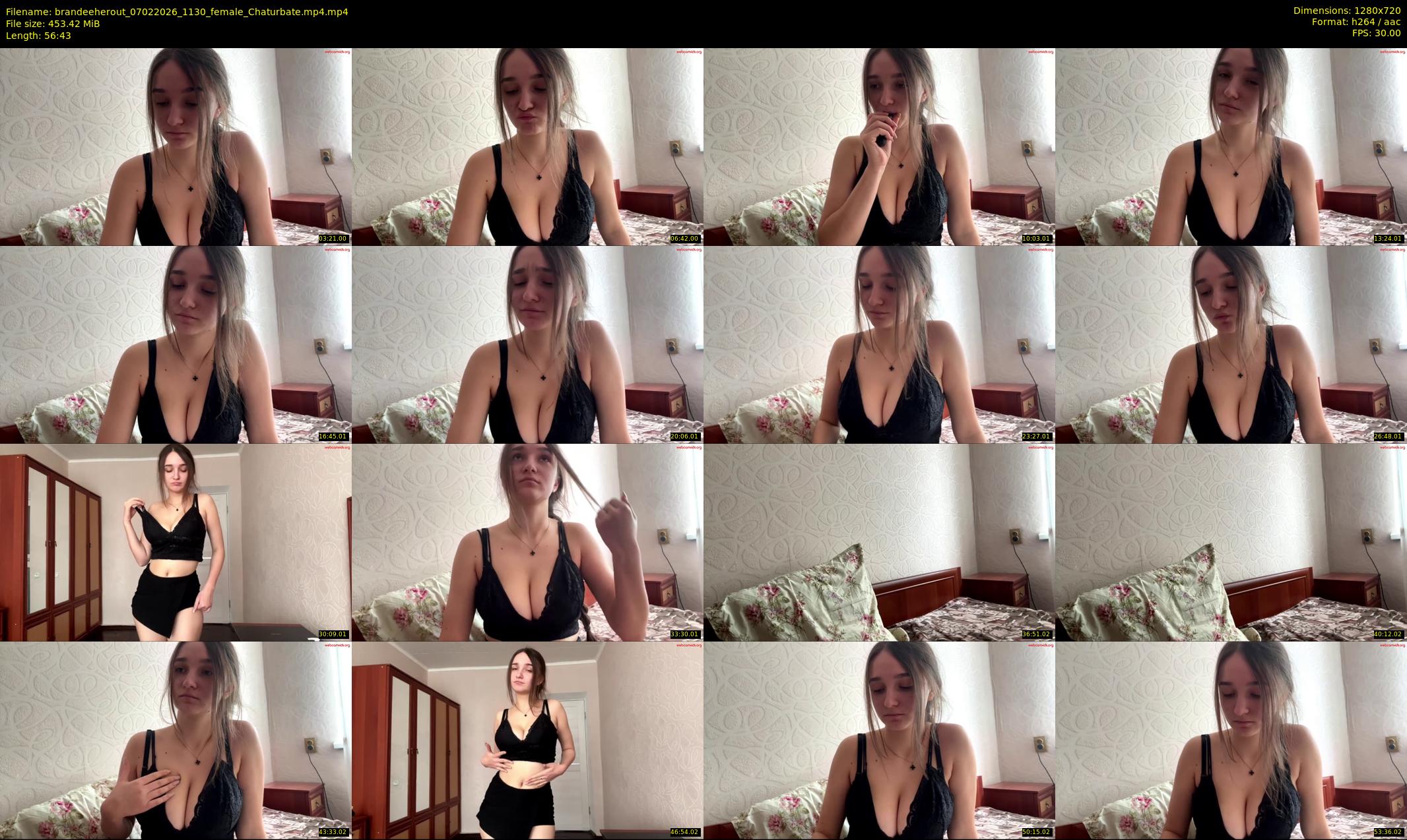 brandeeherout — 57 minute Chaturbate female cam show recording, 720p, Feb 7, 2026
