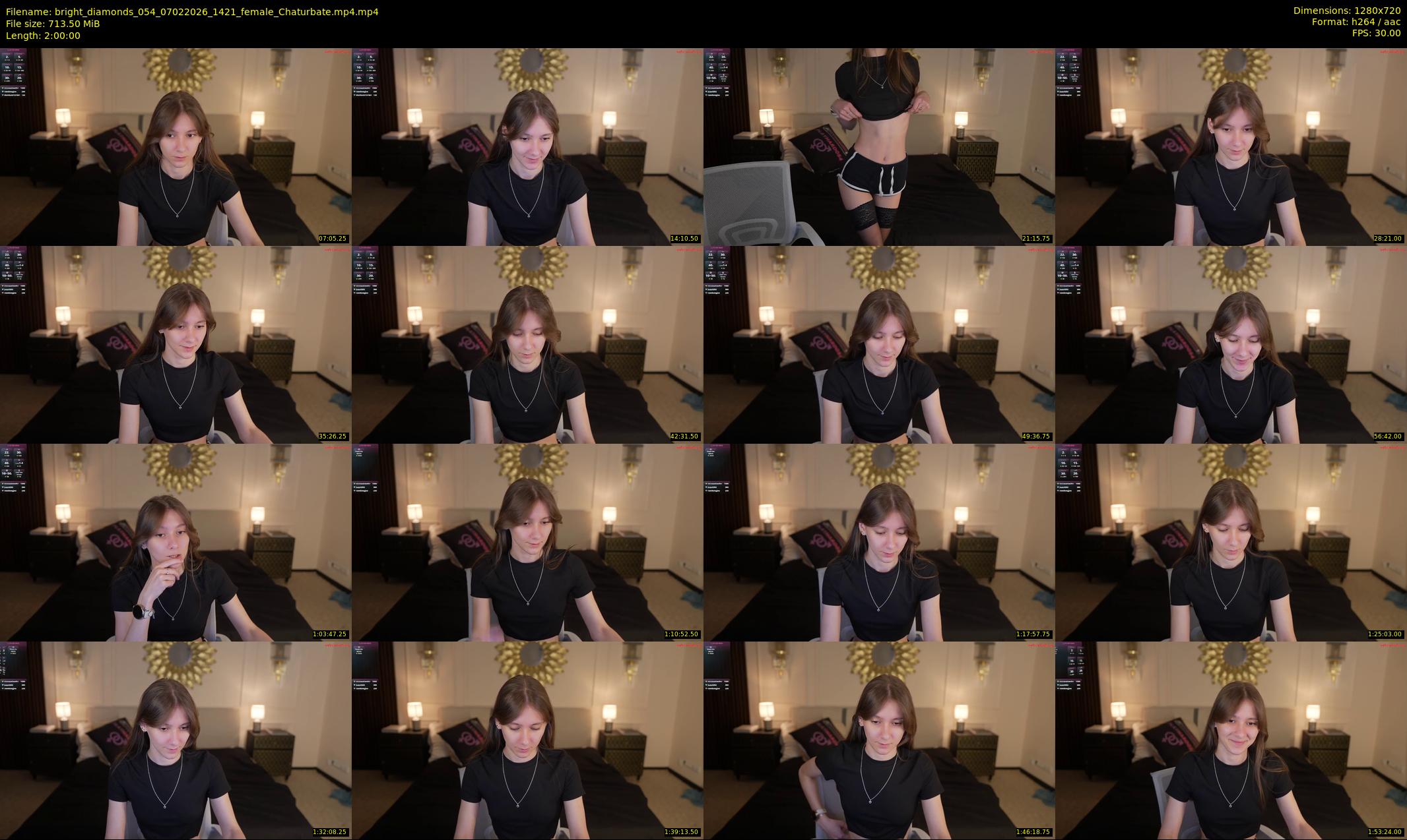 bright_diamonds_054 — 120 minute Chaturbate couple cam show recording, 720p, Feb 7, 2026