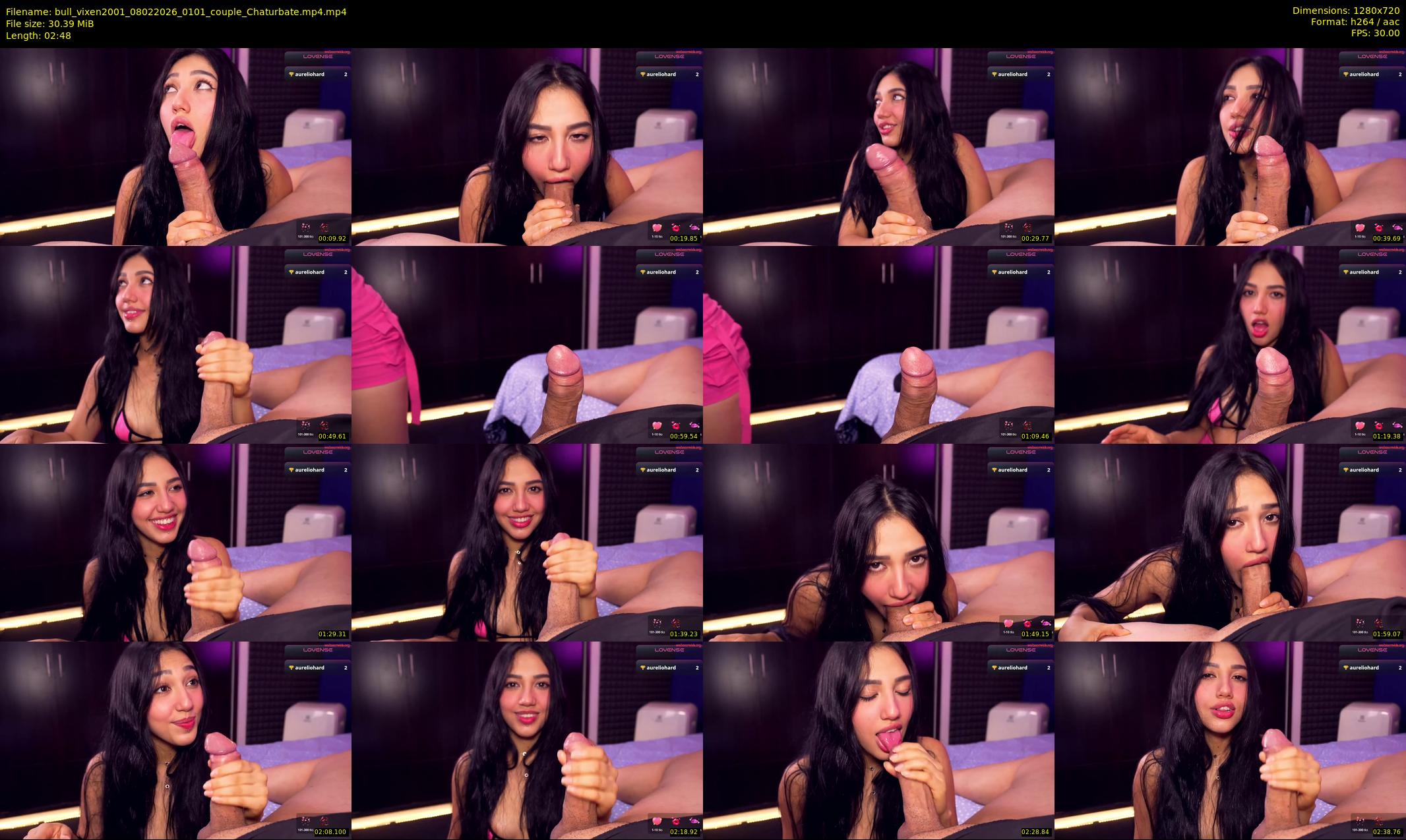 bull_vixen2001 — 3 minute Chaturbate couple cam show recording, 720p, Feb 8, 2026