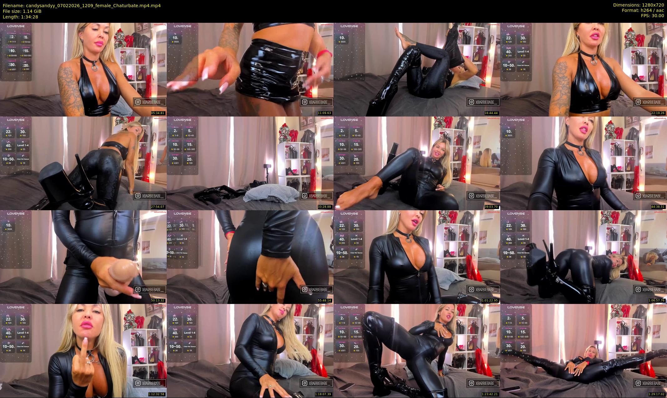 candysandyy — 95 minute Chaturbate female cam show recording, 720p, Feb 7, 2026