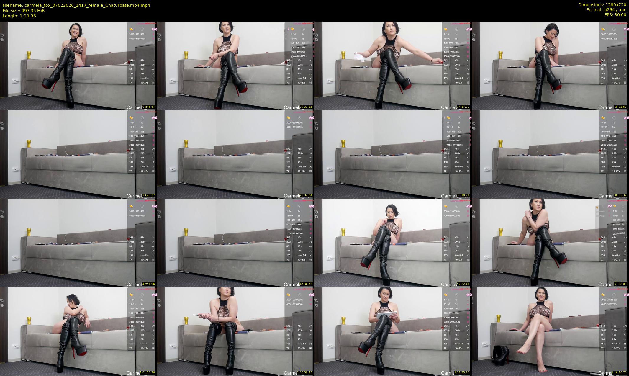 carmela_fox — 81 minute Chaturbate female cam show recording, 720p, Feb 7, 2026