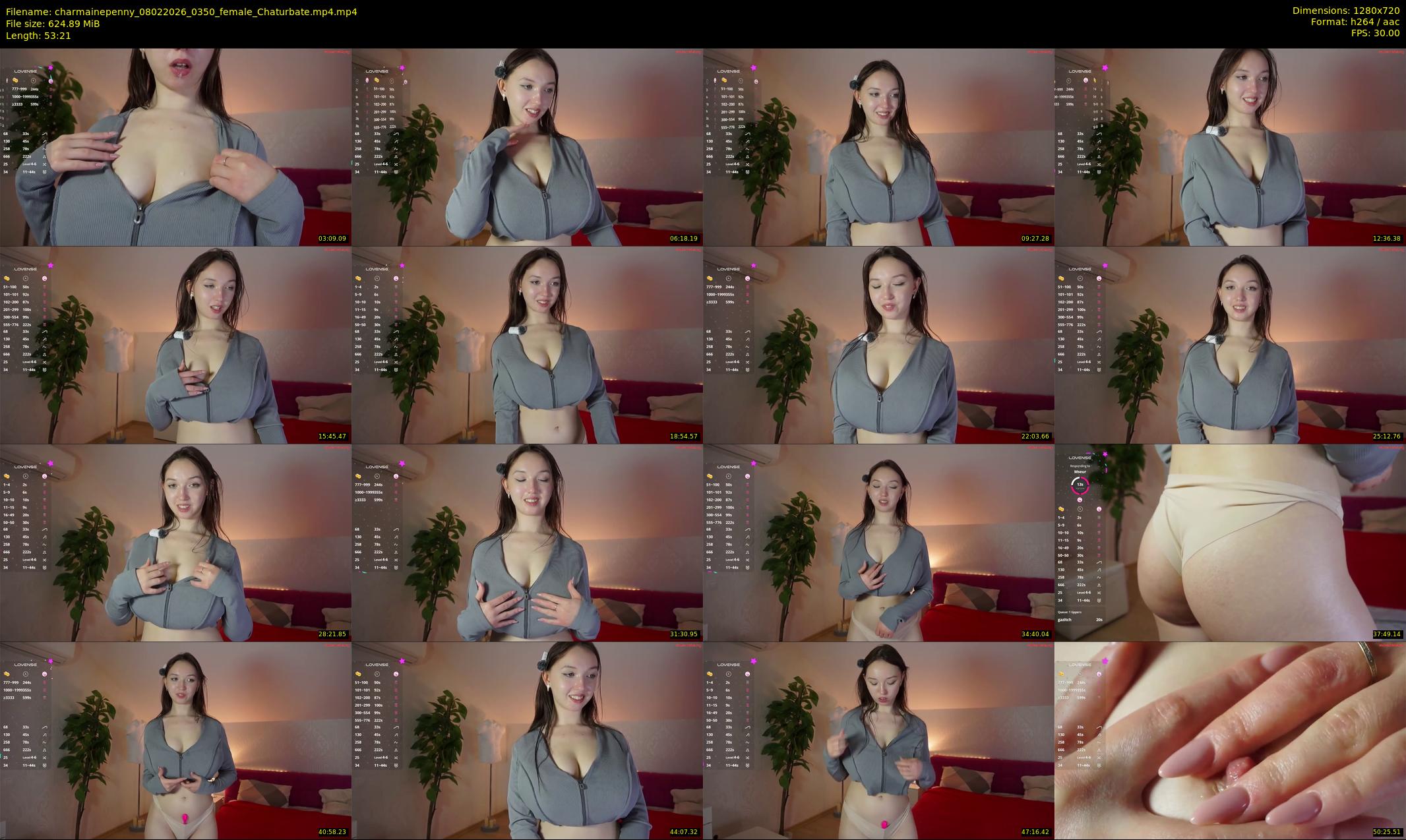 charmainepenny — 54 minute Chaturbate female cam show recording, 720p, Feb 8, 2026