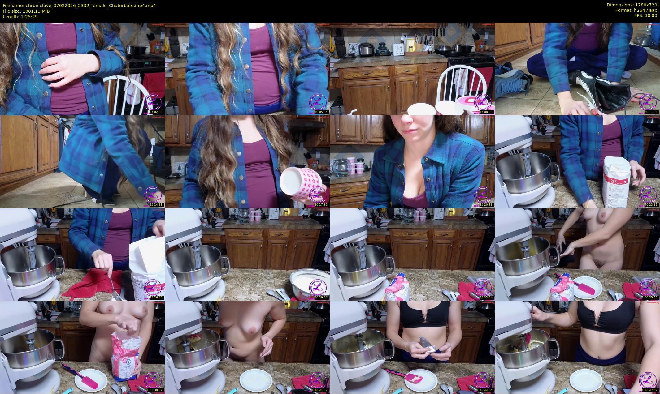chroniclove — 86 minute Chaturbate female cam show recording, 720p, Feb 7, 2026