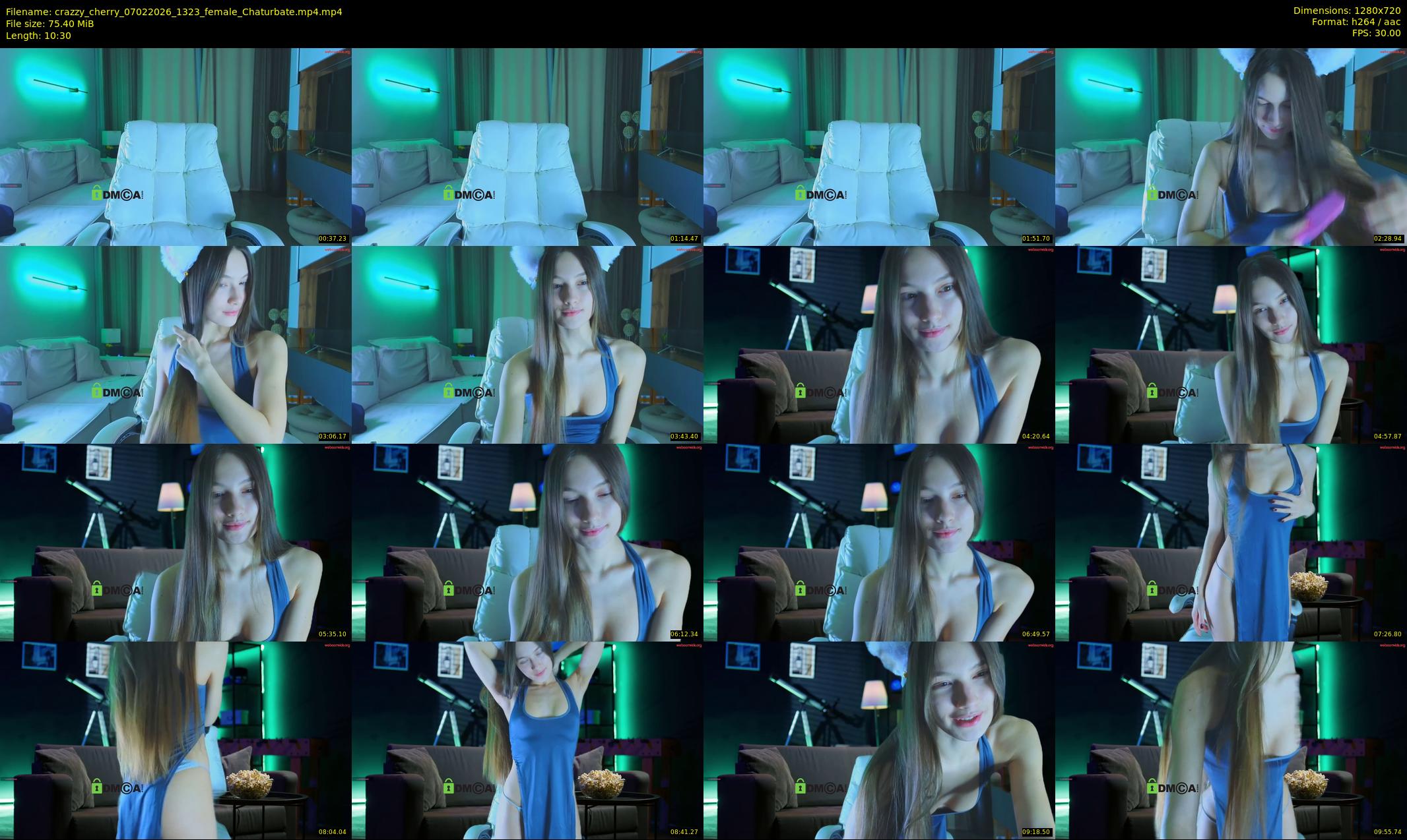 crazzy_cherry — 11 minute Chaturbate female cam show recording, 720p, Feb 7, 2026