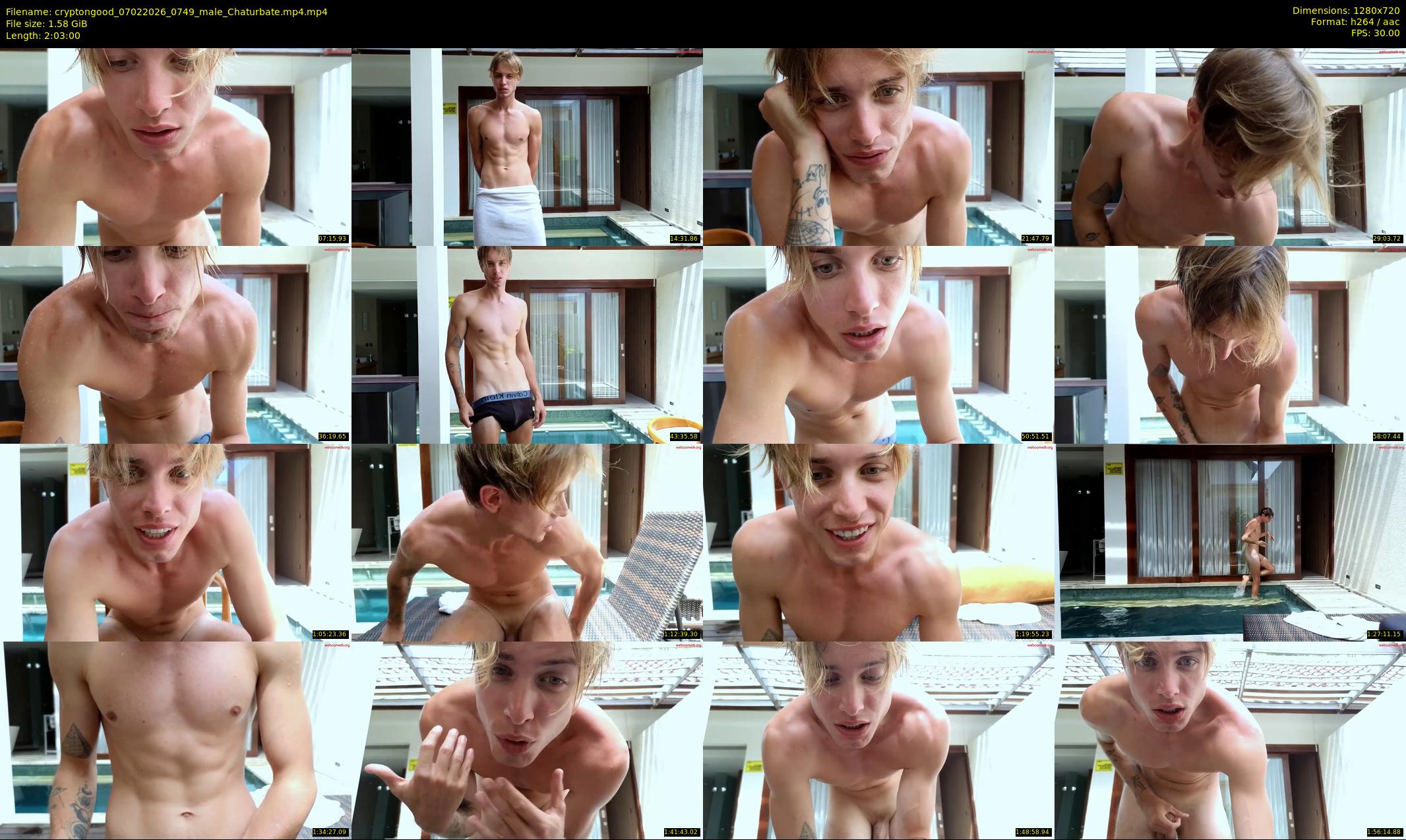 cryptongood — 123 minute Chaturbate male cam show recording, 720p, Feb 7, 2026