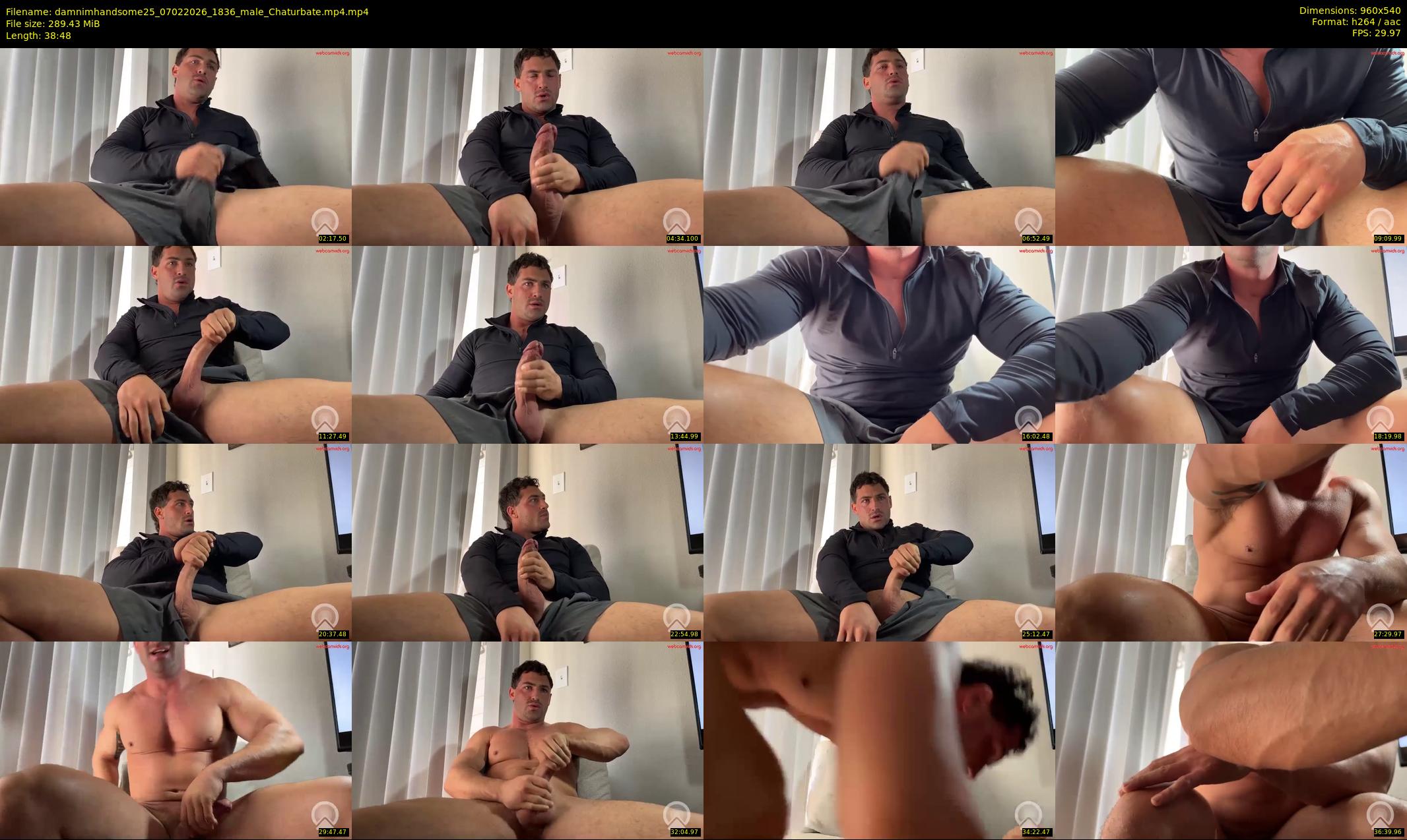 damnimhandsome25 — 39 minute Chaturbate male cam show recording, 480p, Feb 7, 2026