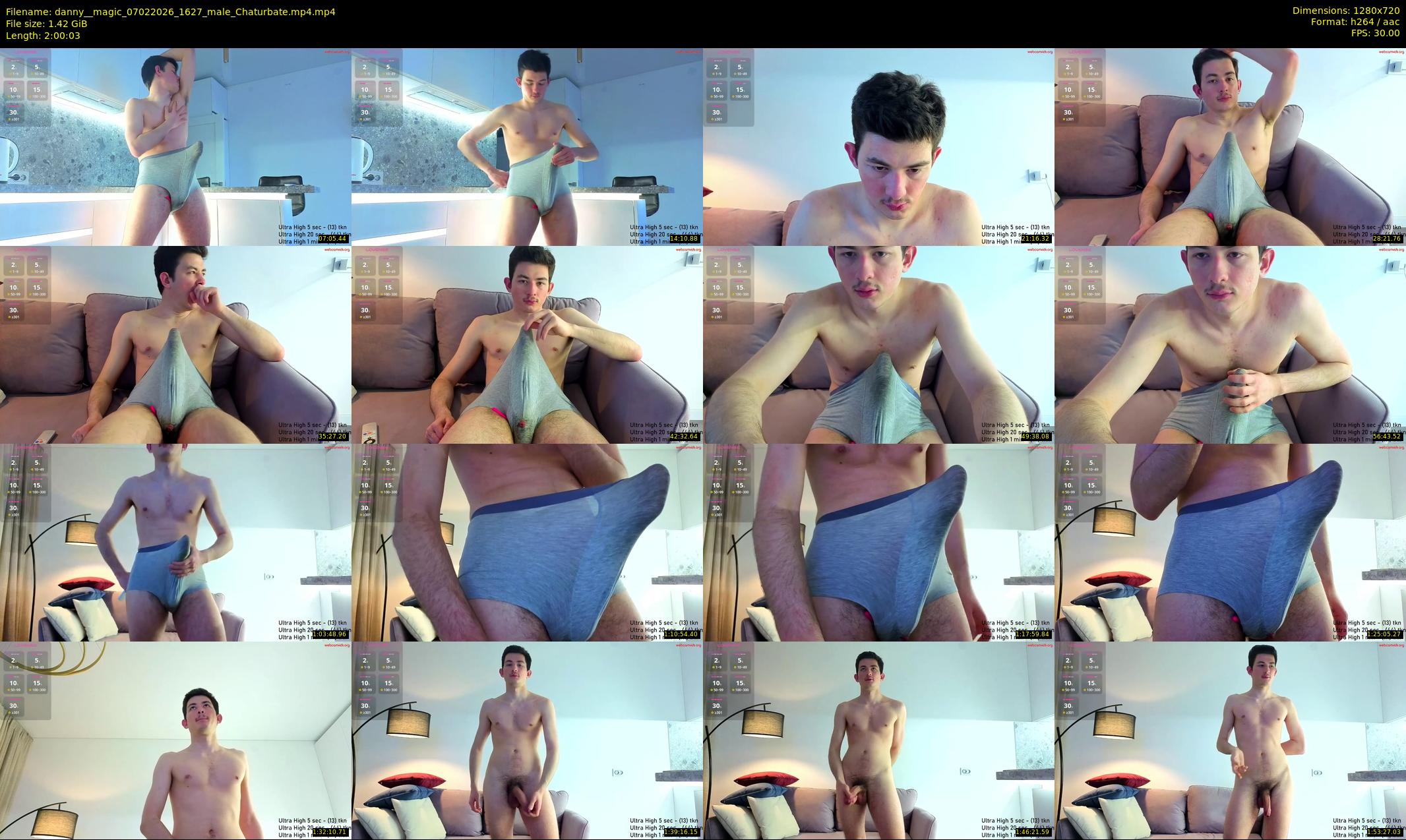 danny__magic — 121 minute Chaturbate male cam show recording, 720p, Feb 7, 2026