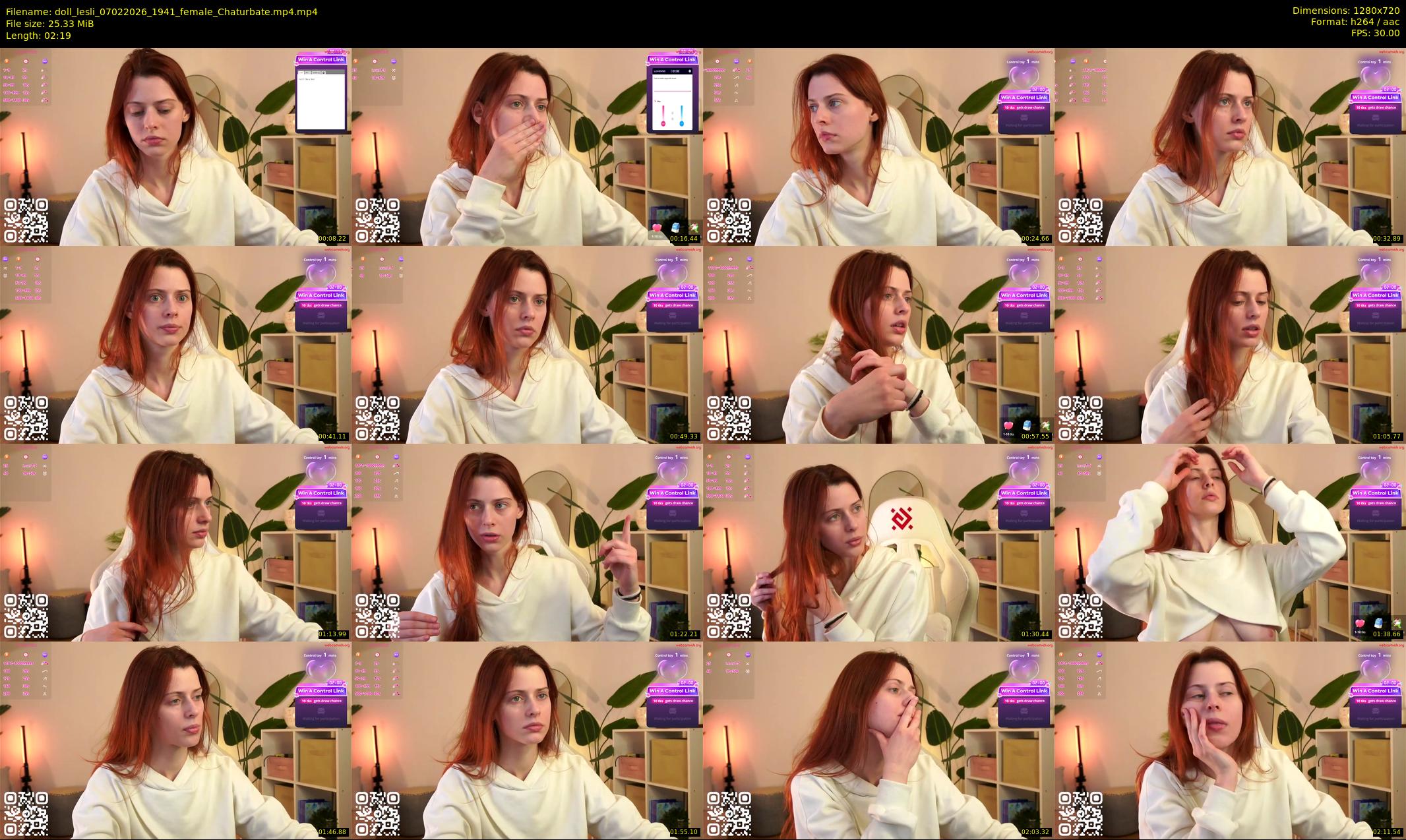 doll_lesli — 3 minute Chaturbate female cam show recording, 720p, Feb 7, 2026