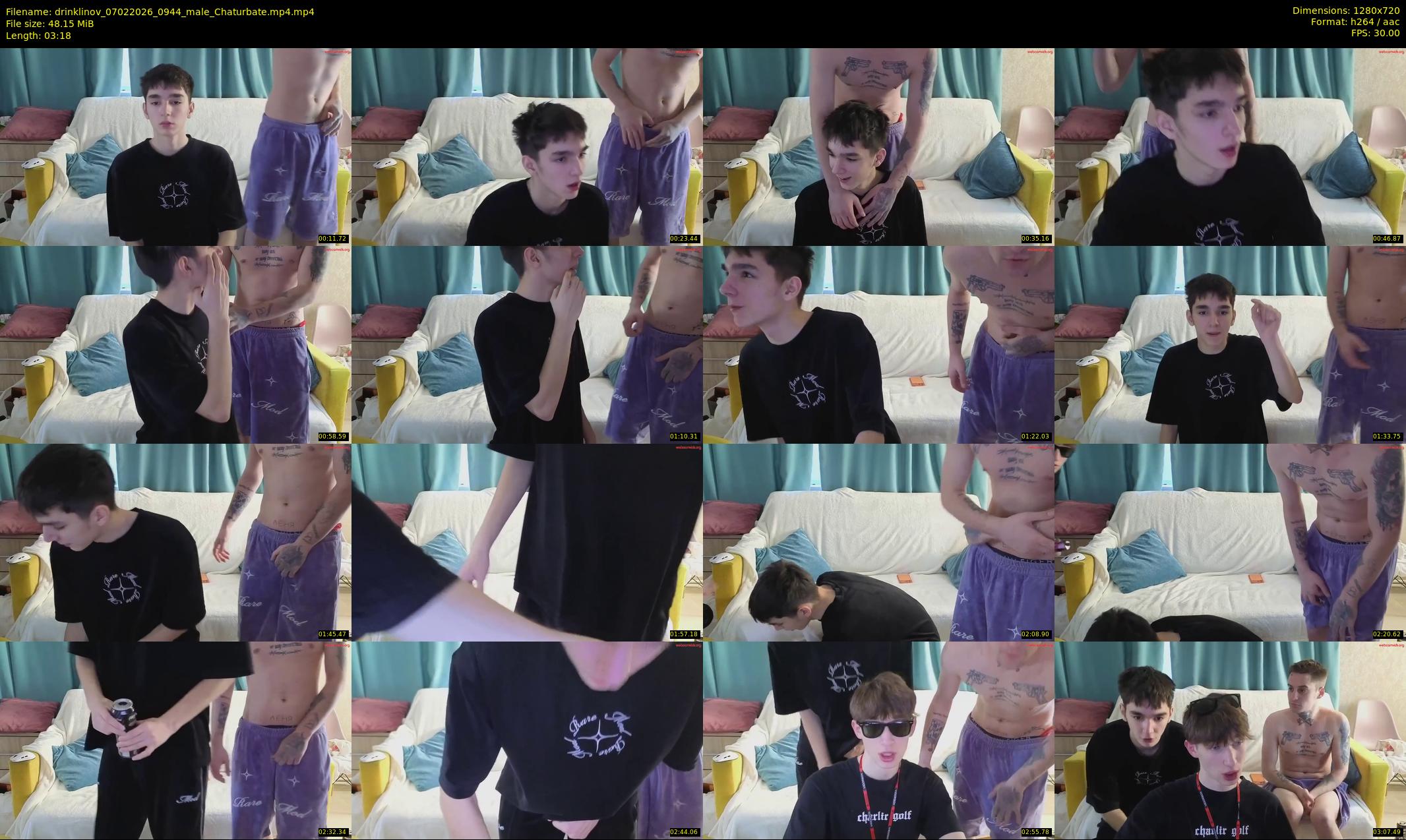 drinklinov — 4 minute Chaturbate male cam show recording, 720p, Feb 7, 2026