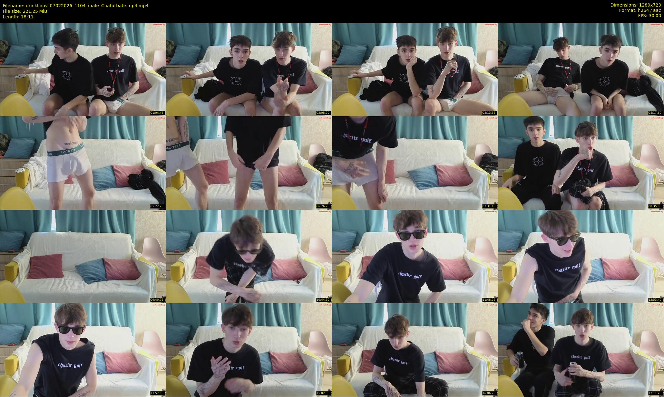 drinklinov — 19 minute Chaturbate male cam show recording, 720p, Feb 7, 2026