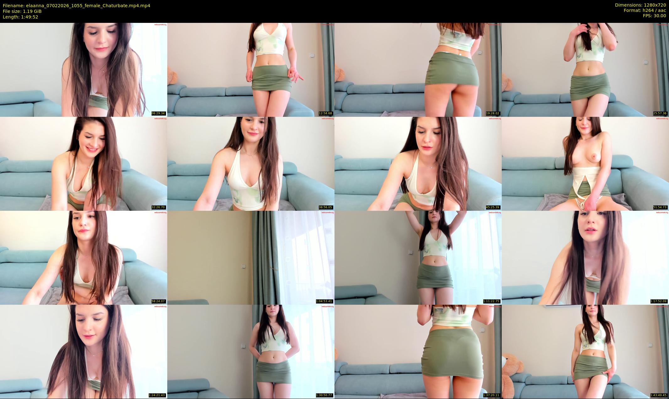 elaanna — 110 minute Chaturbate female cam show recording, 720p, Feb 7, 2026