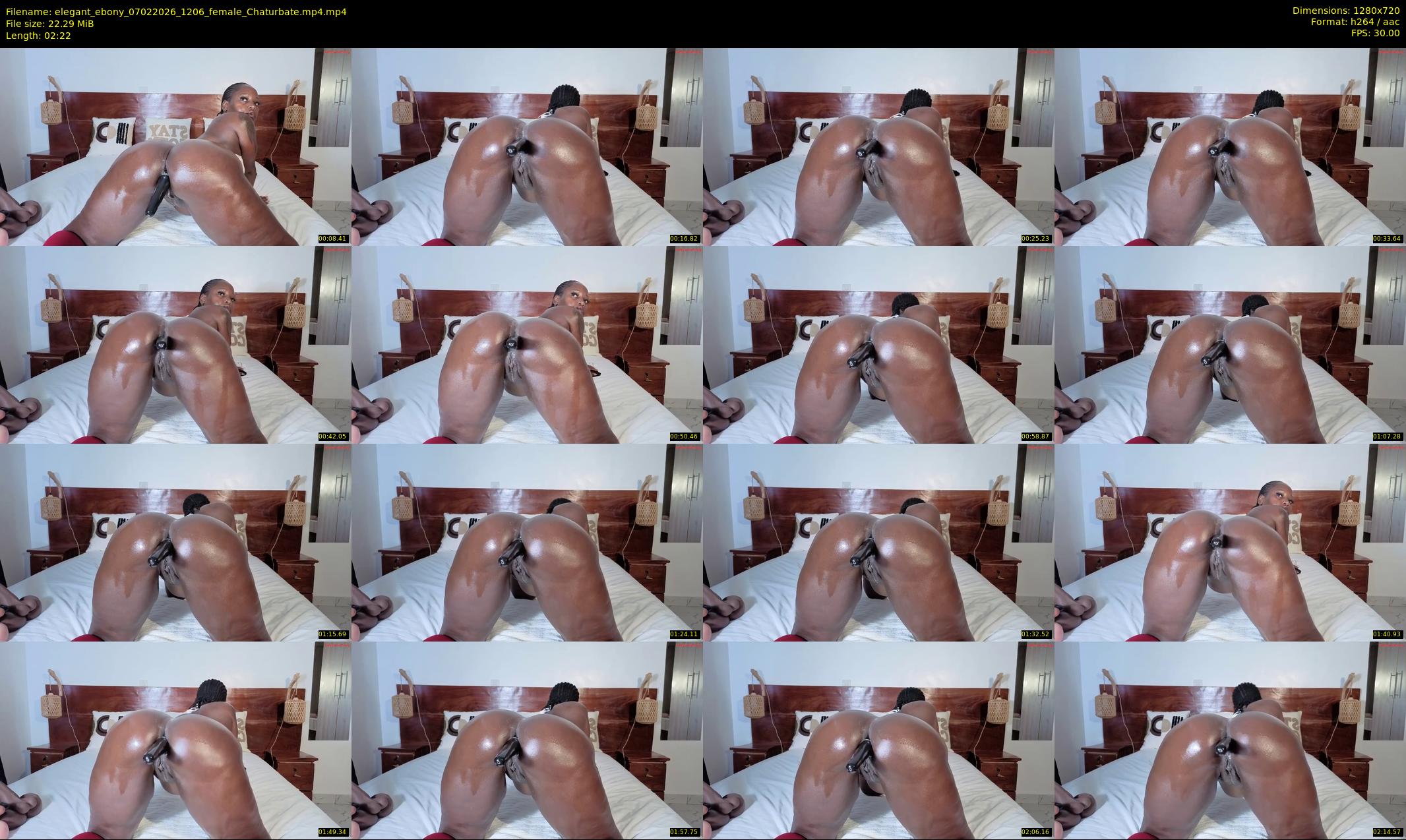 elegant_ebony — 3 minute Chaturbate female cam show recording, 720p, Feb 7, 2026