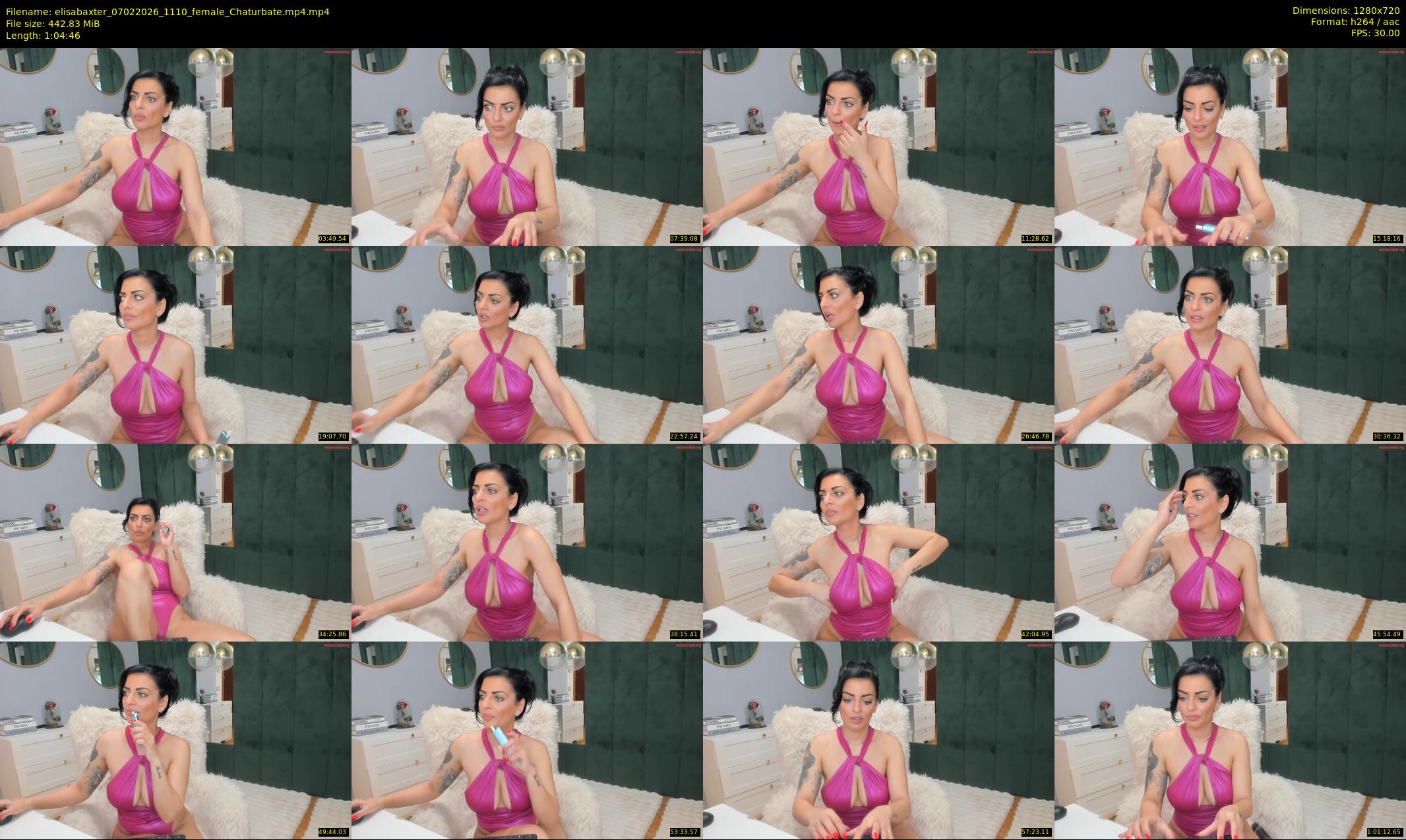 elisabaxter — 65 minute Chaturbate female cam show recording, 720p, Feb 7, 2026