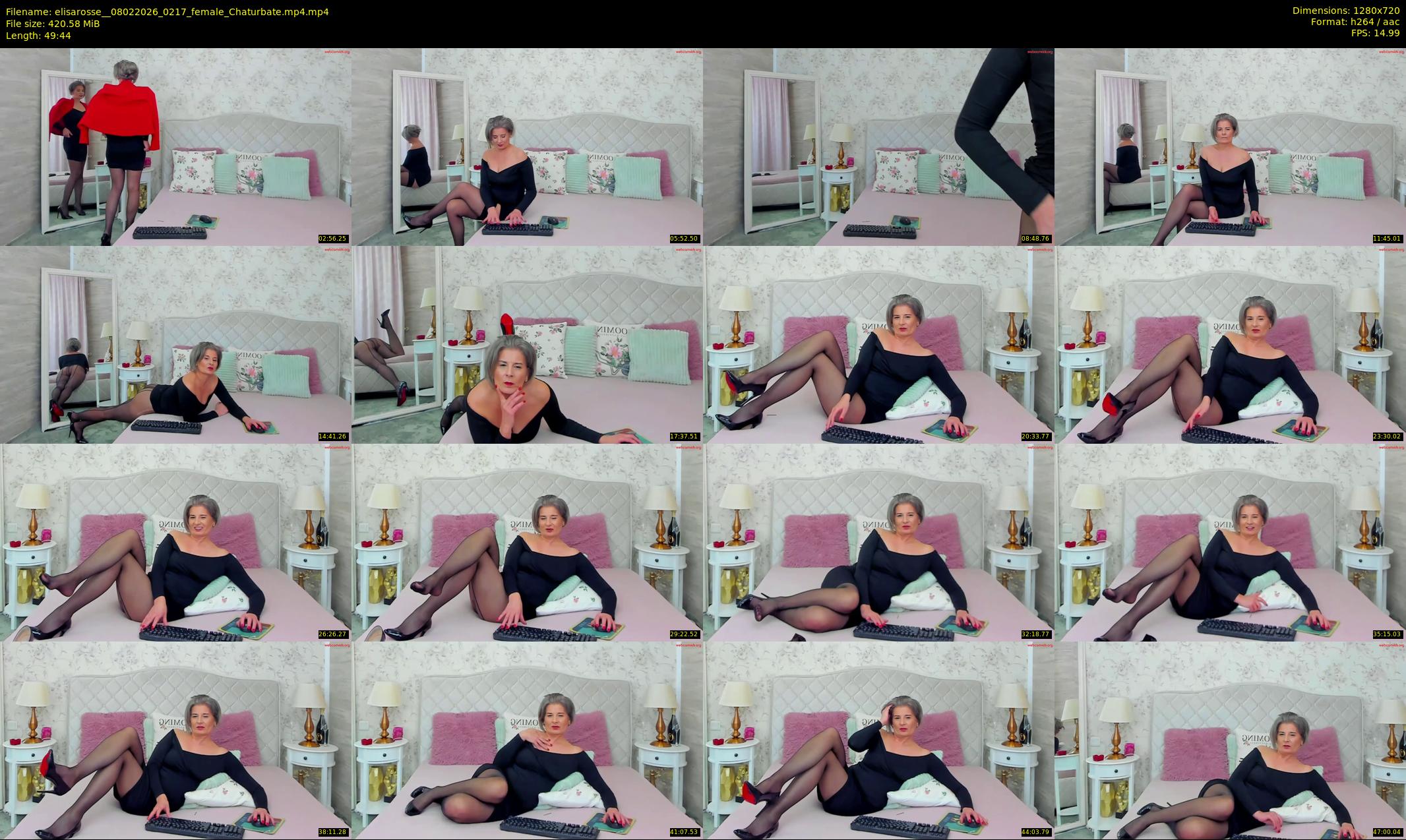 elisarosse_ — 50 minute Chaturbate female cam show recording, 720p, Feb 8, 2026