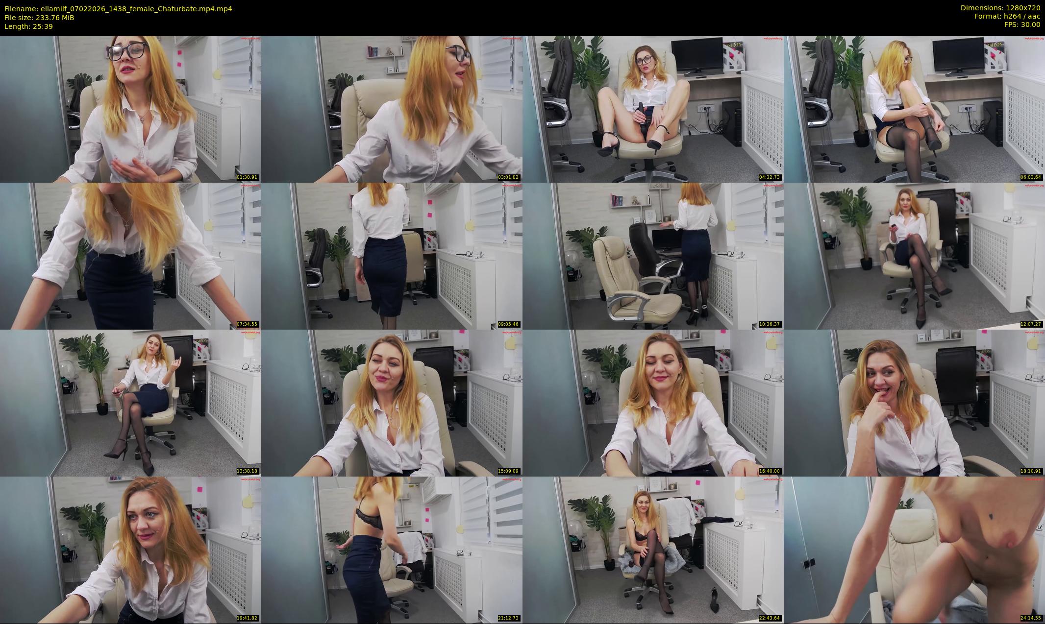 ellamilf — 26 minute Chaturbate female cam show recording, 720p, Feb 7, 2026