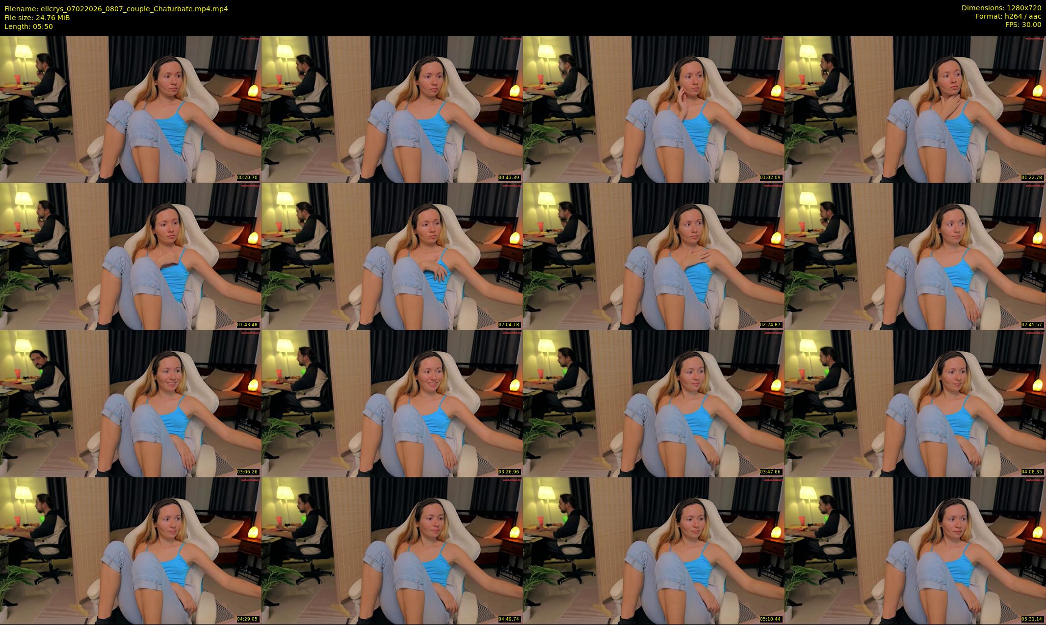 ellcrys — 6 minute Chaturbate couple cam show recording, 720p, Feb 7, 2026