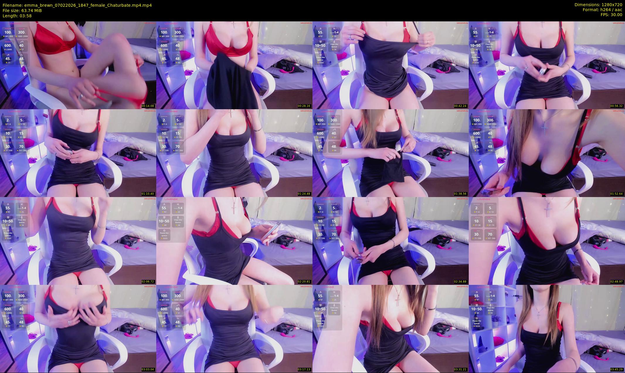 emma_brewn — 4 minute Chaturbate female cam show recording, 720p, Feb 7, 2026