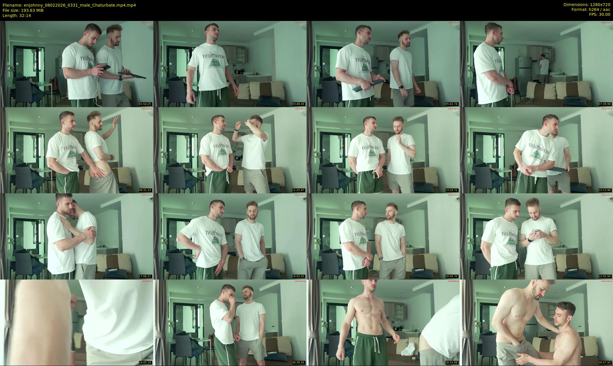 enjohnny — 33 minute Chaturbate male cam show recording, 720p, Feb 8, 2026