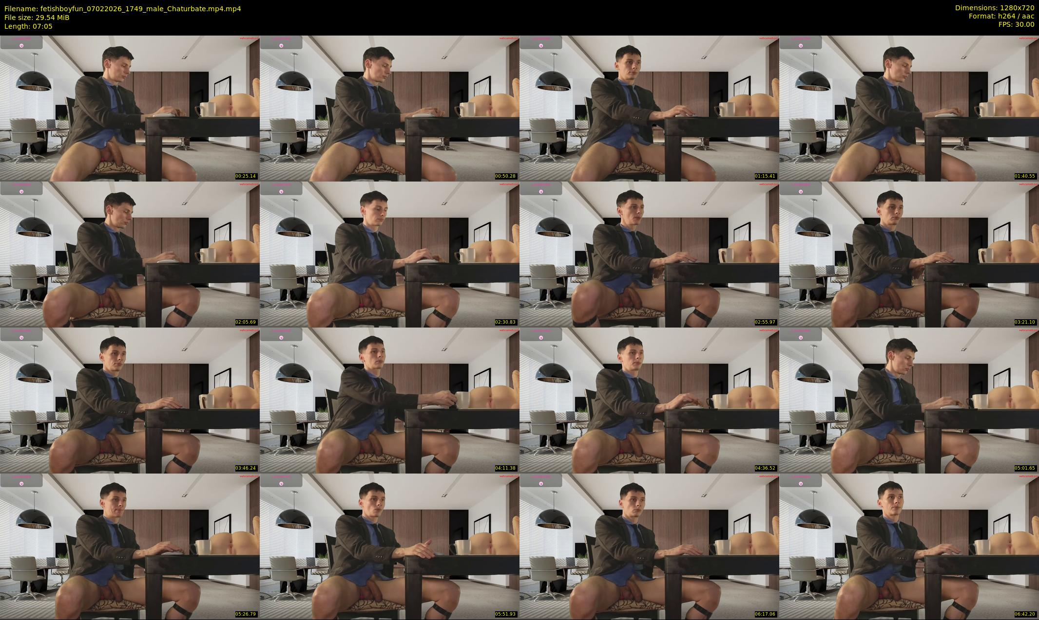 fetishboyfun — 8 minute Chaturbate male cam show recording, 720p, Feb 7, 2026