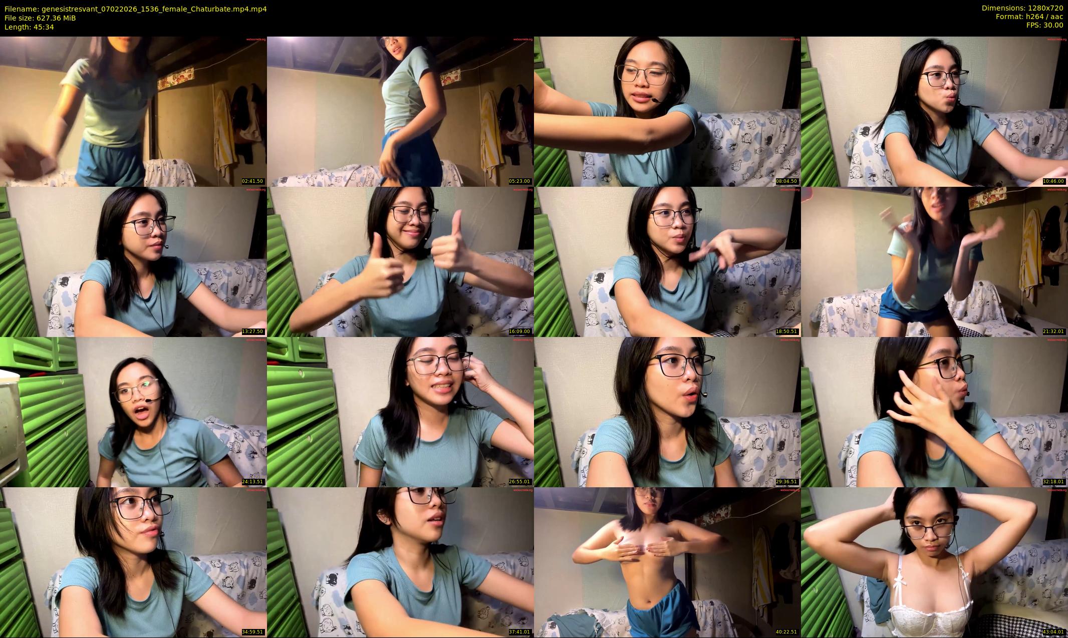 genesistresvant — 46 minute Chaturbate female cam show recording, 720p, Feb 7, 2026