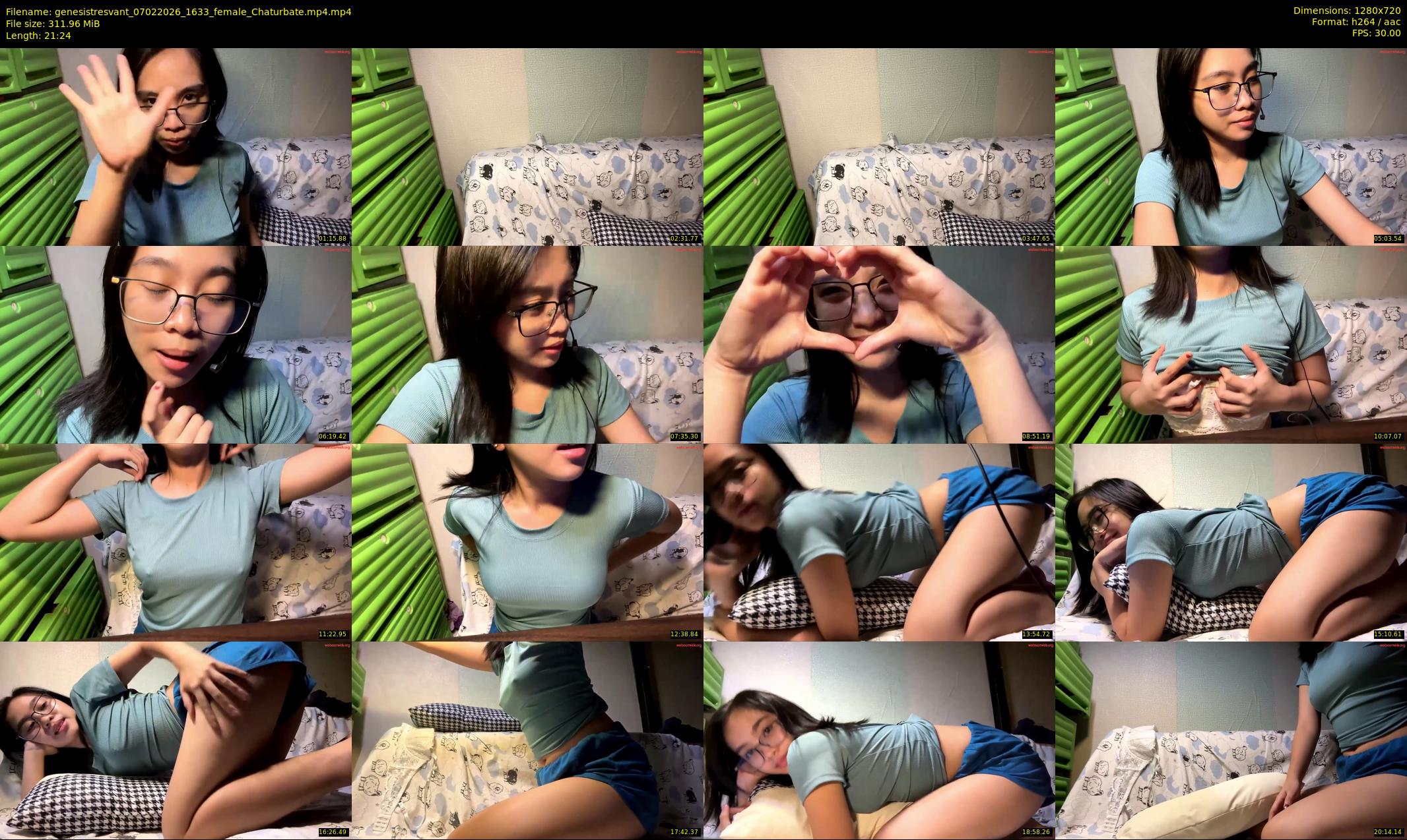 genesistresvant — 22 minute Chaturbate female cam show recording, 720p, Feb 7, 2026