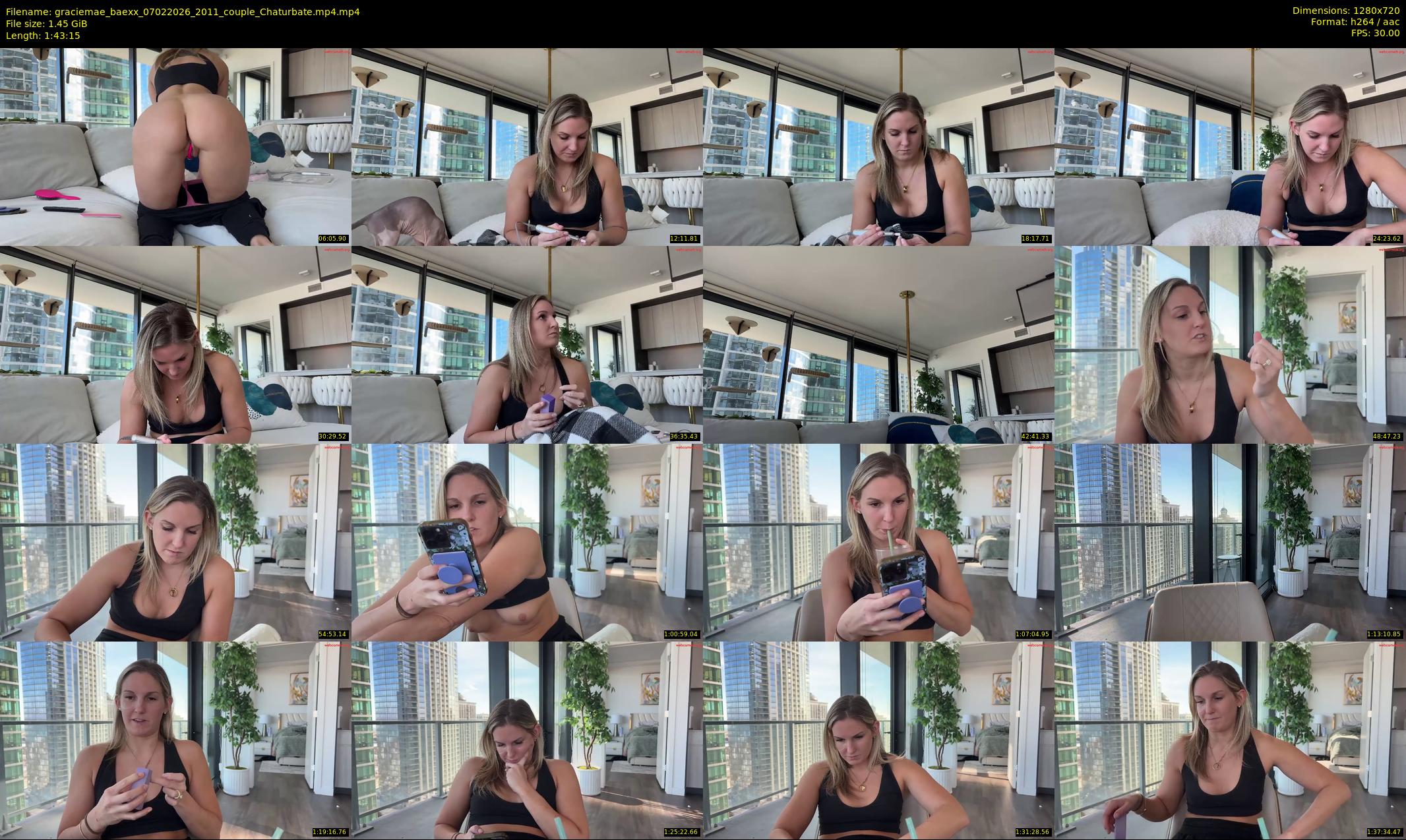 graciemae_baexx — 104 minute Chaturbate female cam show recording, 720p, Feb 7, 2026
