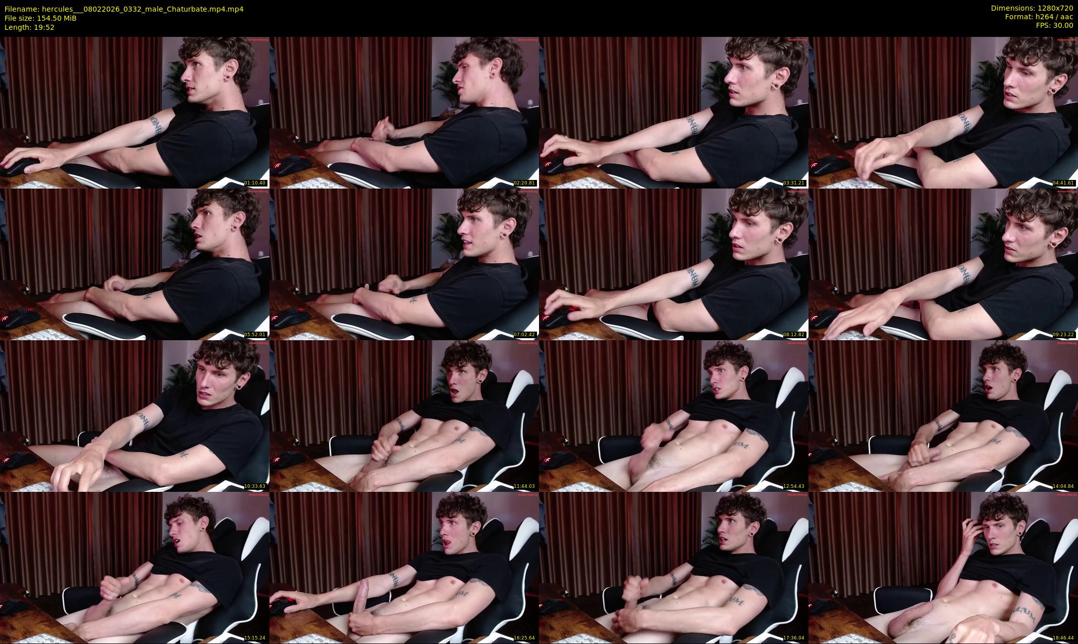 hercules__ — 20 minute Chaturbate male cam show recording, 720p, Feb 8, 2026