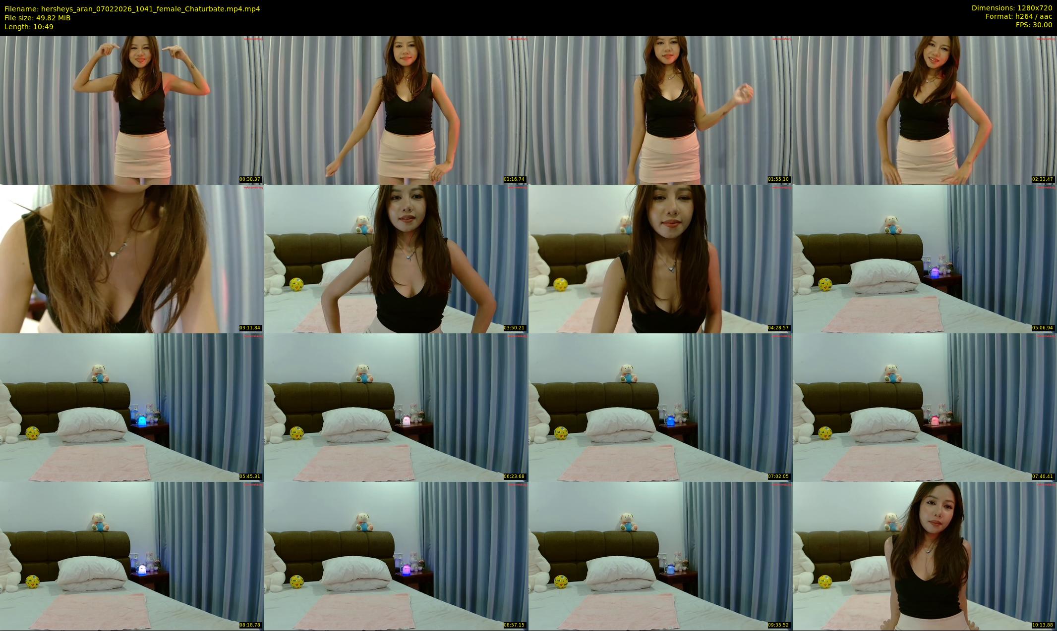 hersheys_aran — 11 minute Chaturbate female cam show recording, 720p, Feb 7, 2026