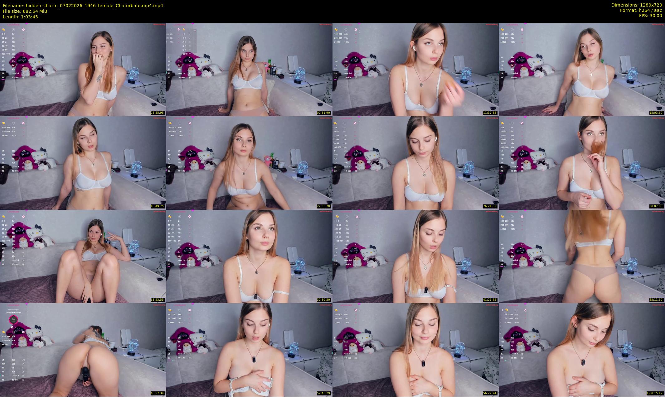 hidden_charm — 64 minute Chaturbate female cam show recording, 720p, Feb 7, 2026